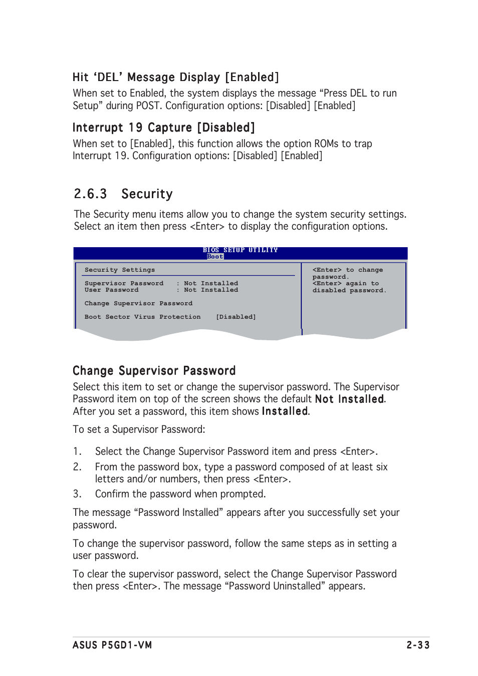 3 security security security security security | Asus P5GD1-VM User Manual | Page 77 / 92