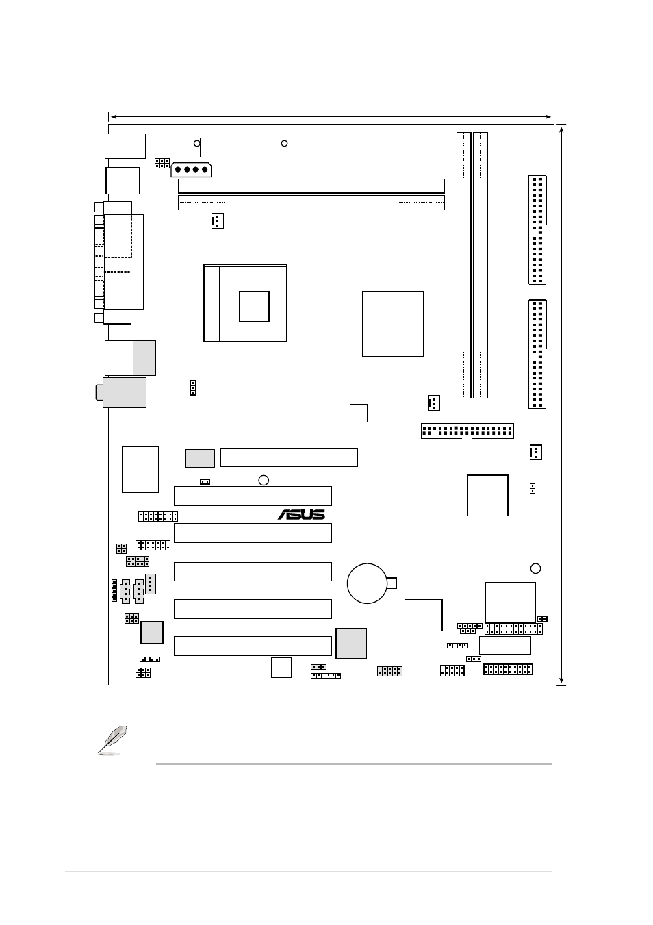 2 motherboard layout, 8chapter 2: hardware information, Pci1 | Pci2 pci3 pci4 pci5, Intel, Super i/o, P4t533-c | Asus P4T533-C User Manual | Page 22 / 128