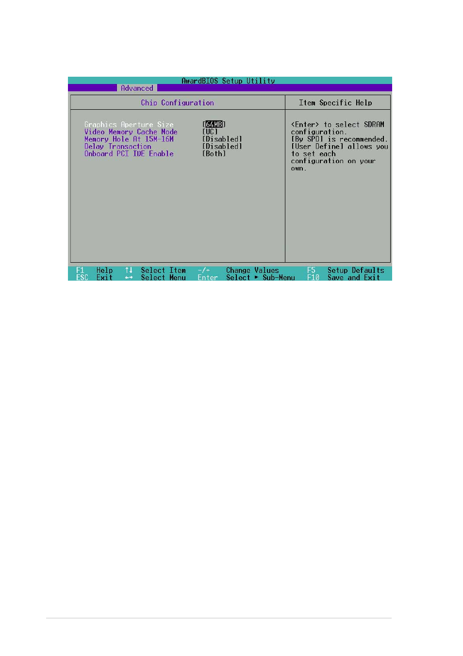 1 chip configuration | Asus P4T533-C User Manual | Page 82 / 128