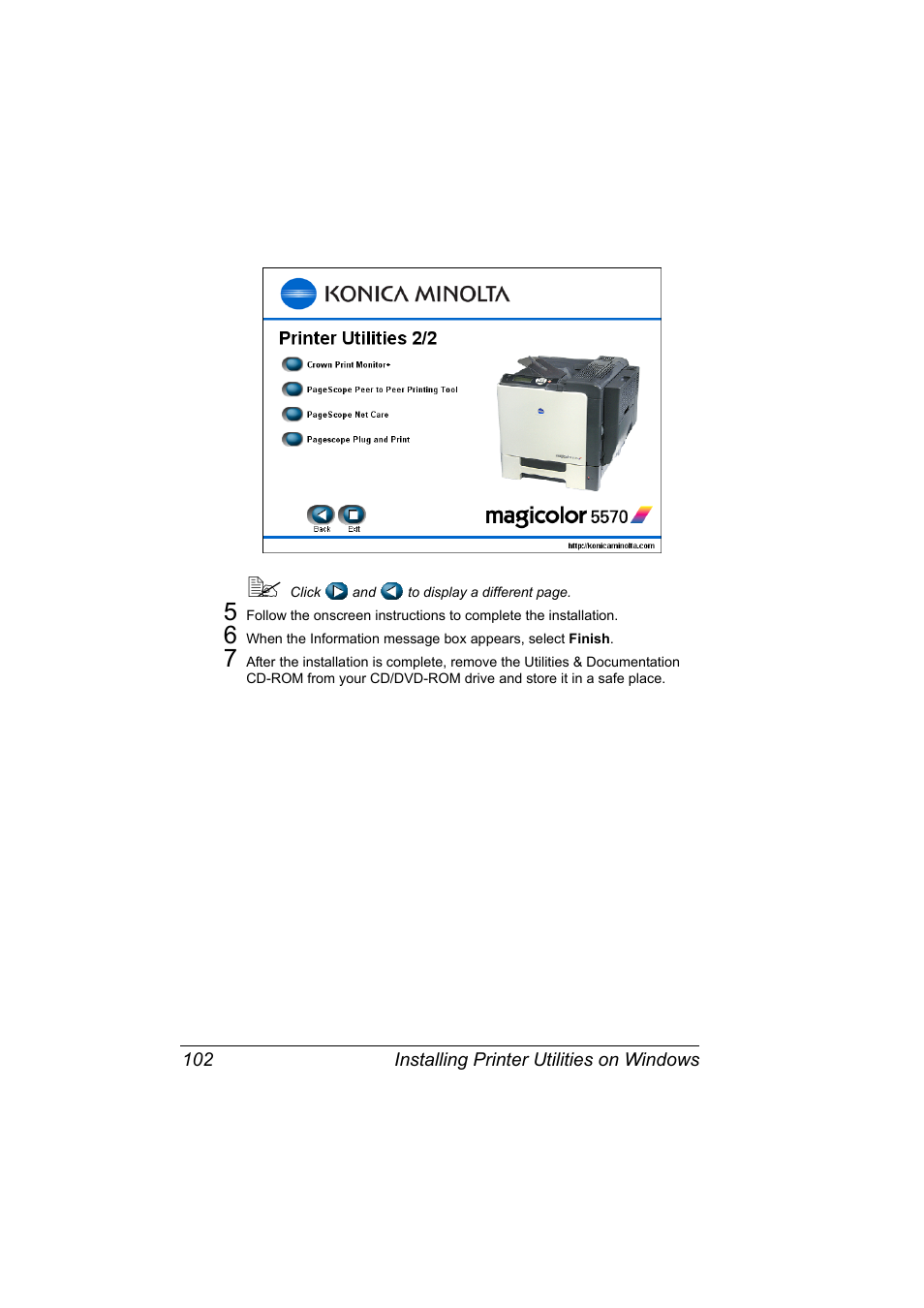 Konica Minolta magicolor 5570CK User Manual | Page 120 / 296