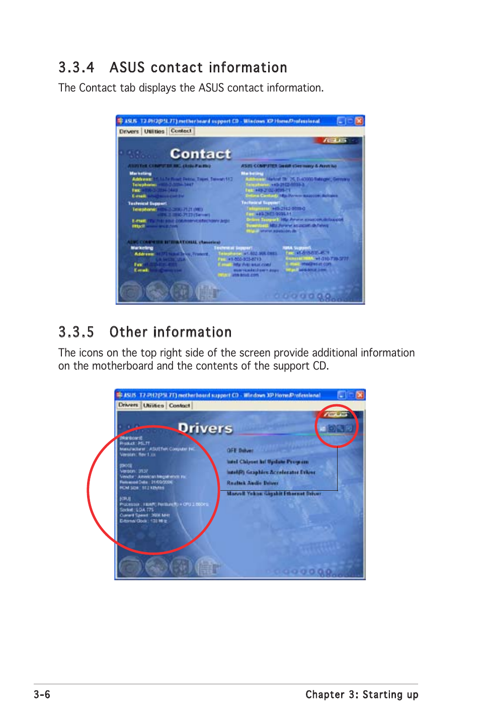 5 other information, 4 asus contact information | Asus Barebone System T2-PH2 User Manual | Page 52 / 114