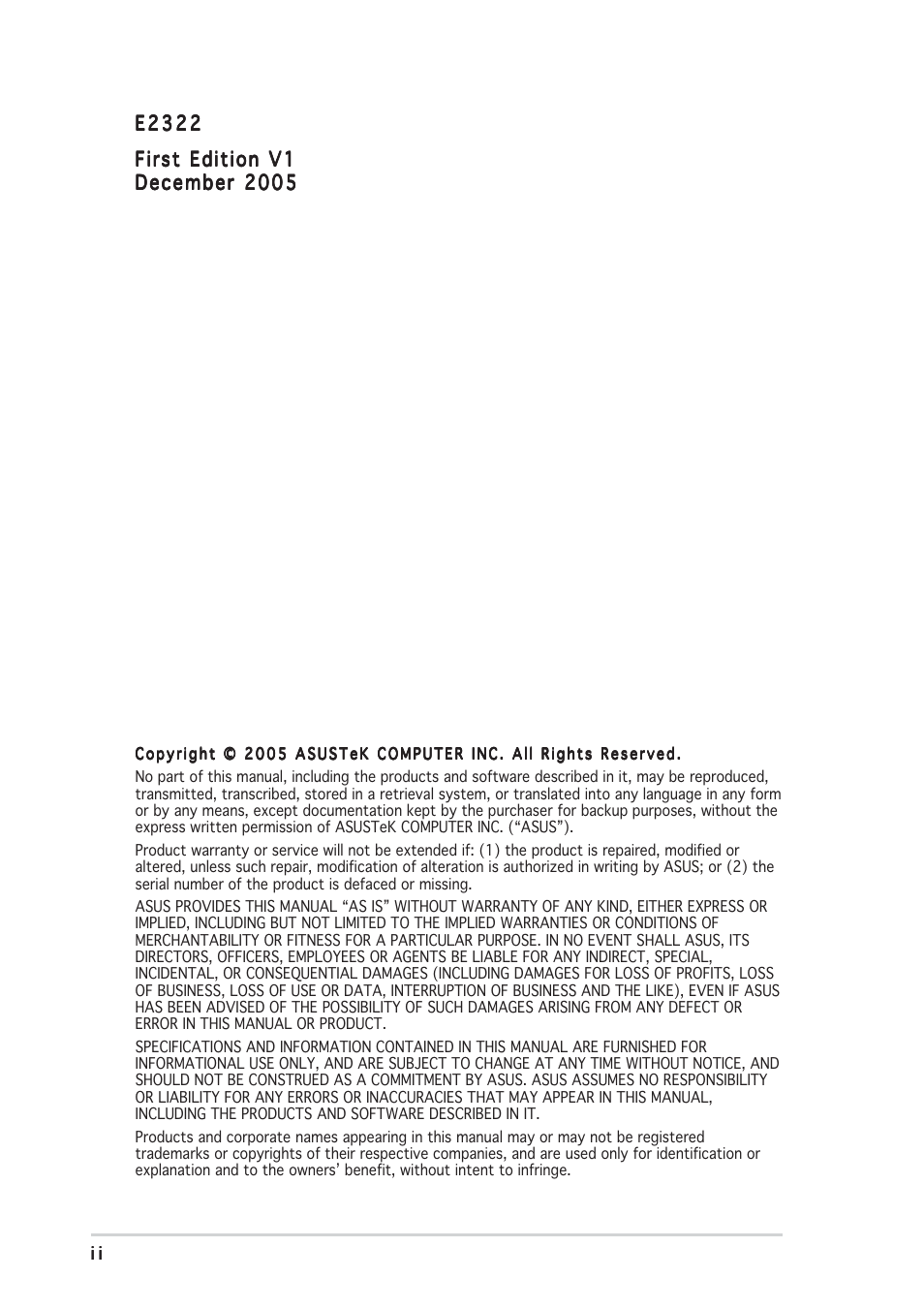 Asus PW191 User Manual | Page 2 / 30