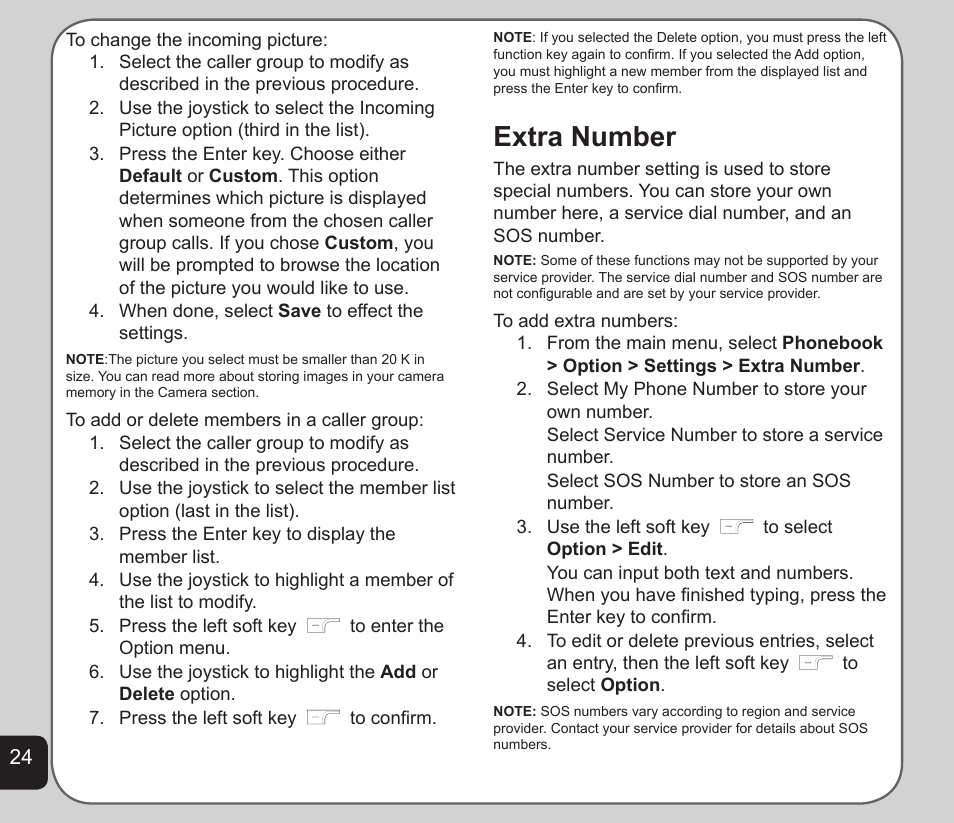 Extra number | Asus V75 User Manual | Page 28 / 78