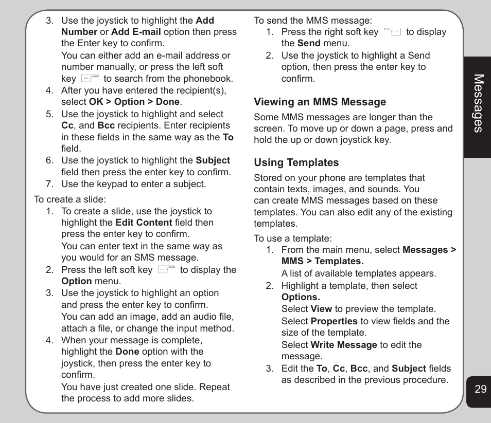 Messages | Asus V75 User Manual | Page 33 / 78