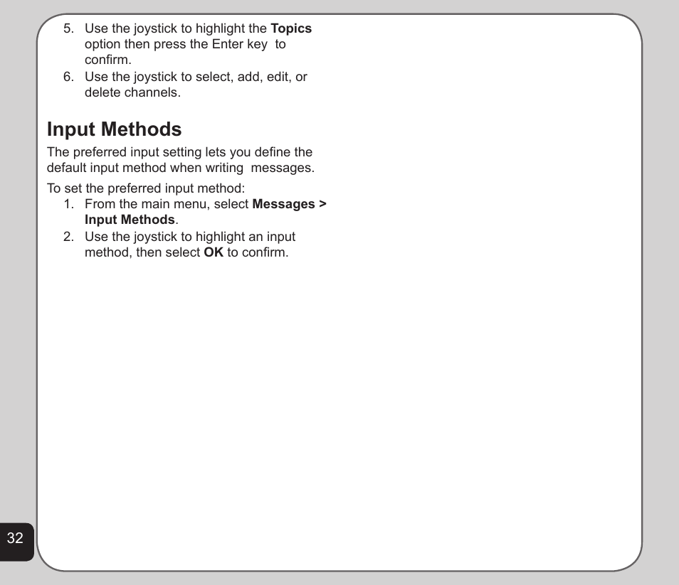 Input methods | Asus V75 User Manual | Page 36 / 78