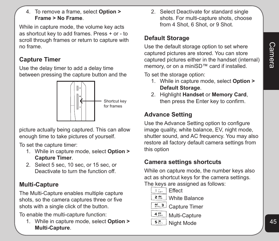 Camera | Asus V75 User Manual | Page 49 / 78