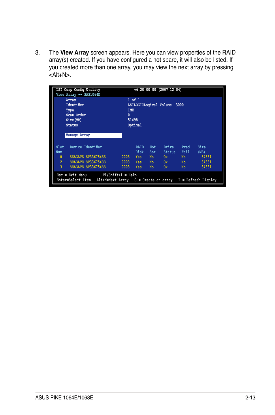 Asus LSISAS RAID Card PIKE 1068E User Manual | Page 23 / 42