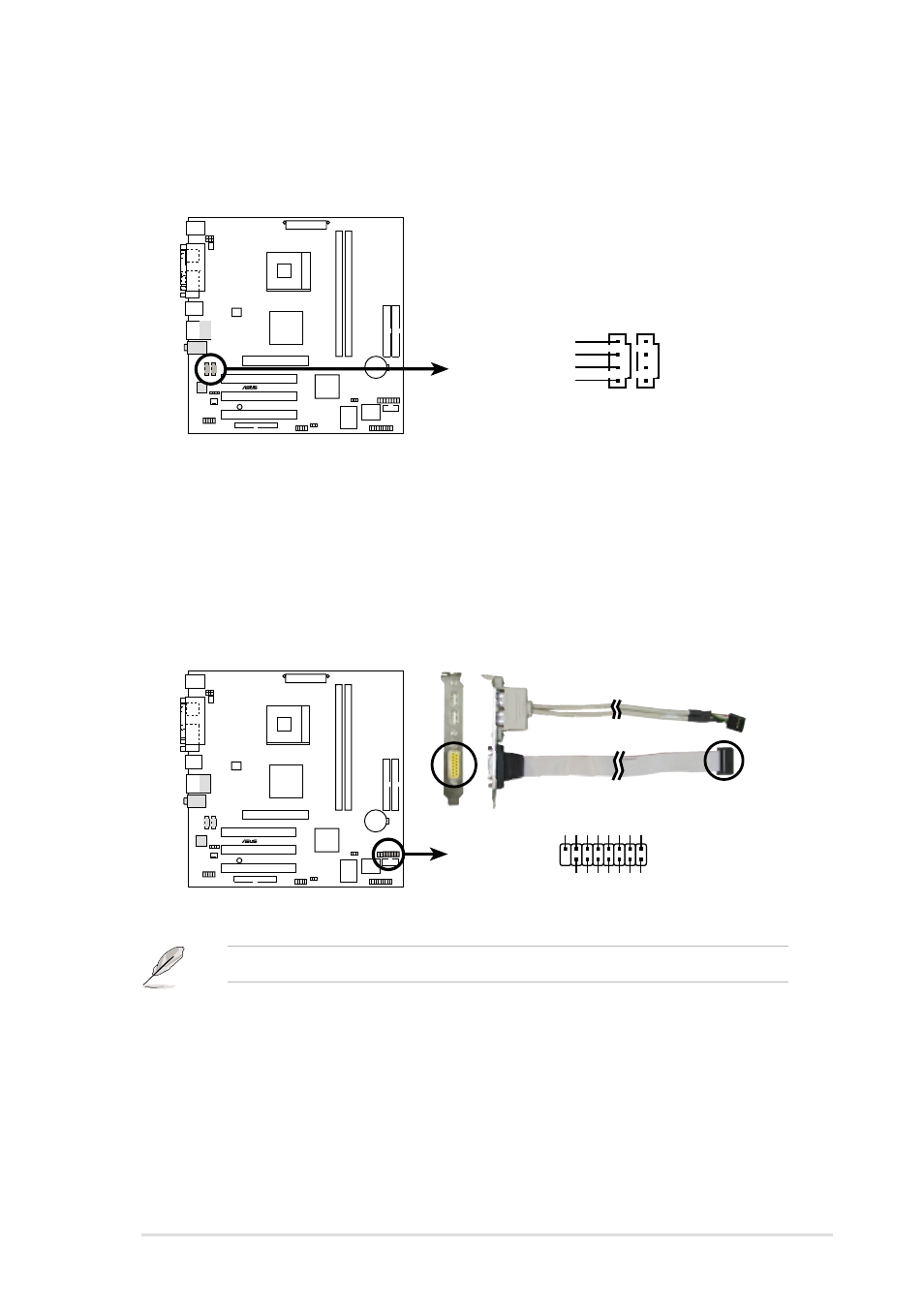 Asus p4sp-mx motherboard user guide 1-21, The game module is purchased separately, P4sp-mx internal audio connectors | P4sp-mx game connector game1 | Asus P4SP-MX User Manual | Page 29 / 64