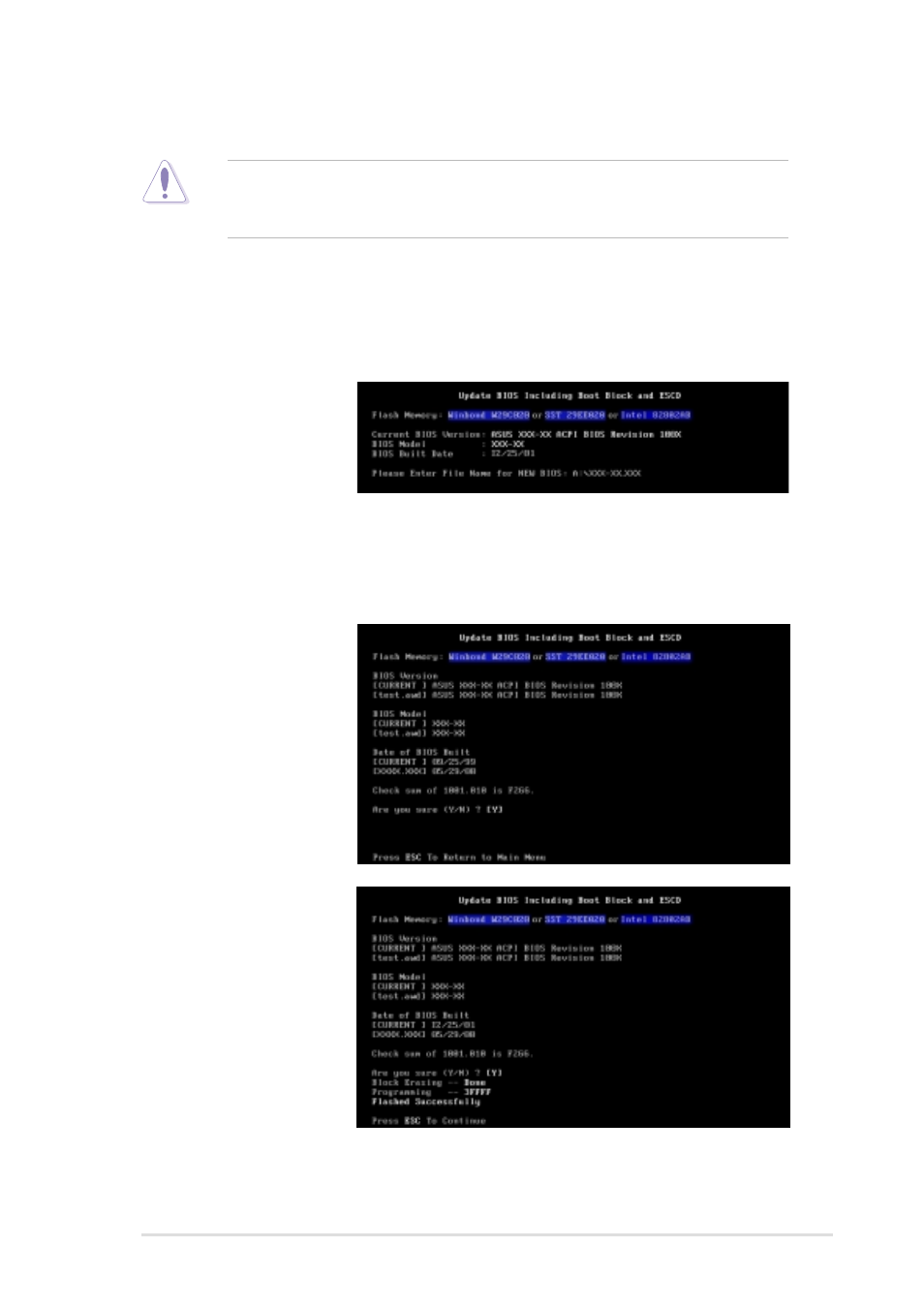 Updating the bios | Asus P4SP-MX User Manual | Page 37 / 64