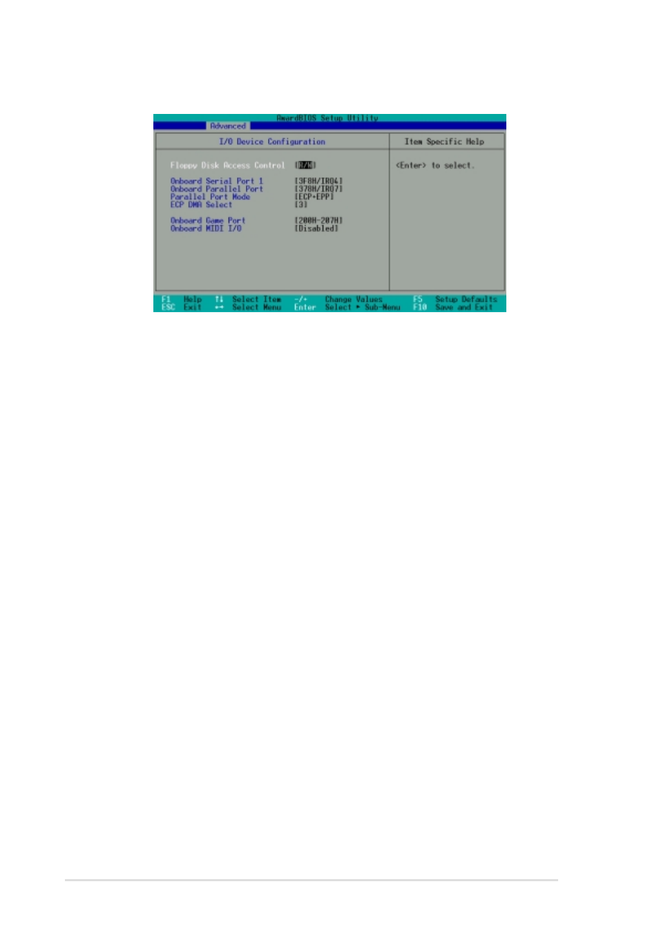 2 i/o device configuration | Asus P4SP-MX User Manual | Page 52 / 64