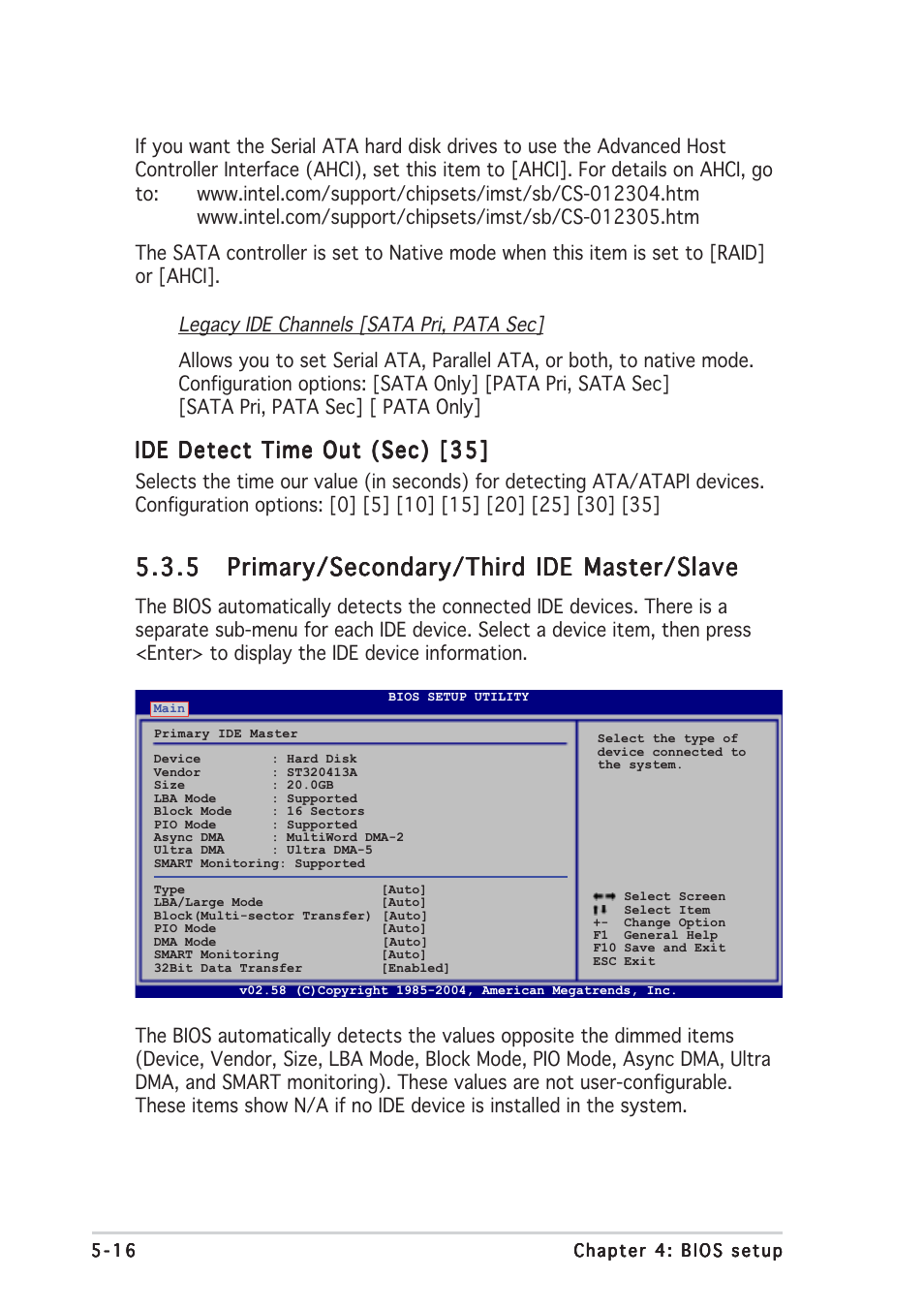 Ide detect time out (sec) [35 | Asus TS300-E3 User Manual | Page 102 / 200