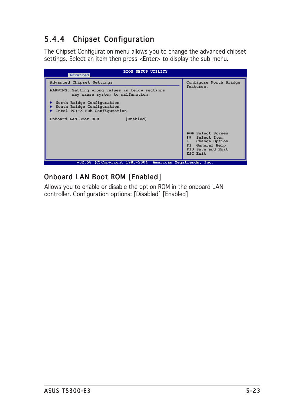 Onboard lan boot rom [enabled | Asus TS300-E3 User Manual | Page 109 / 200