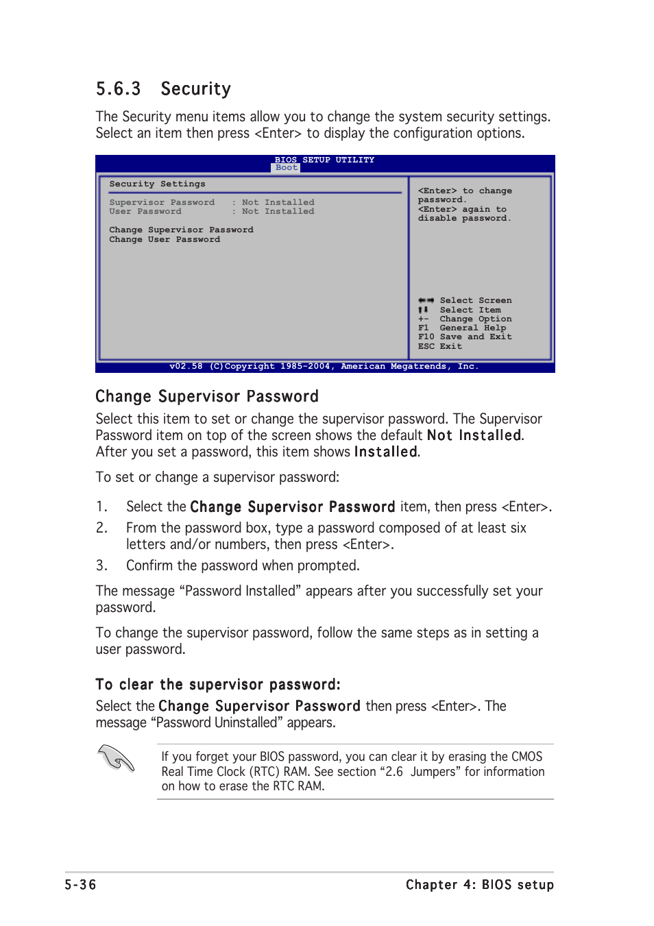 3 security security security security security | Asus TS300-E3 User Manual | Page 122 / 200