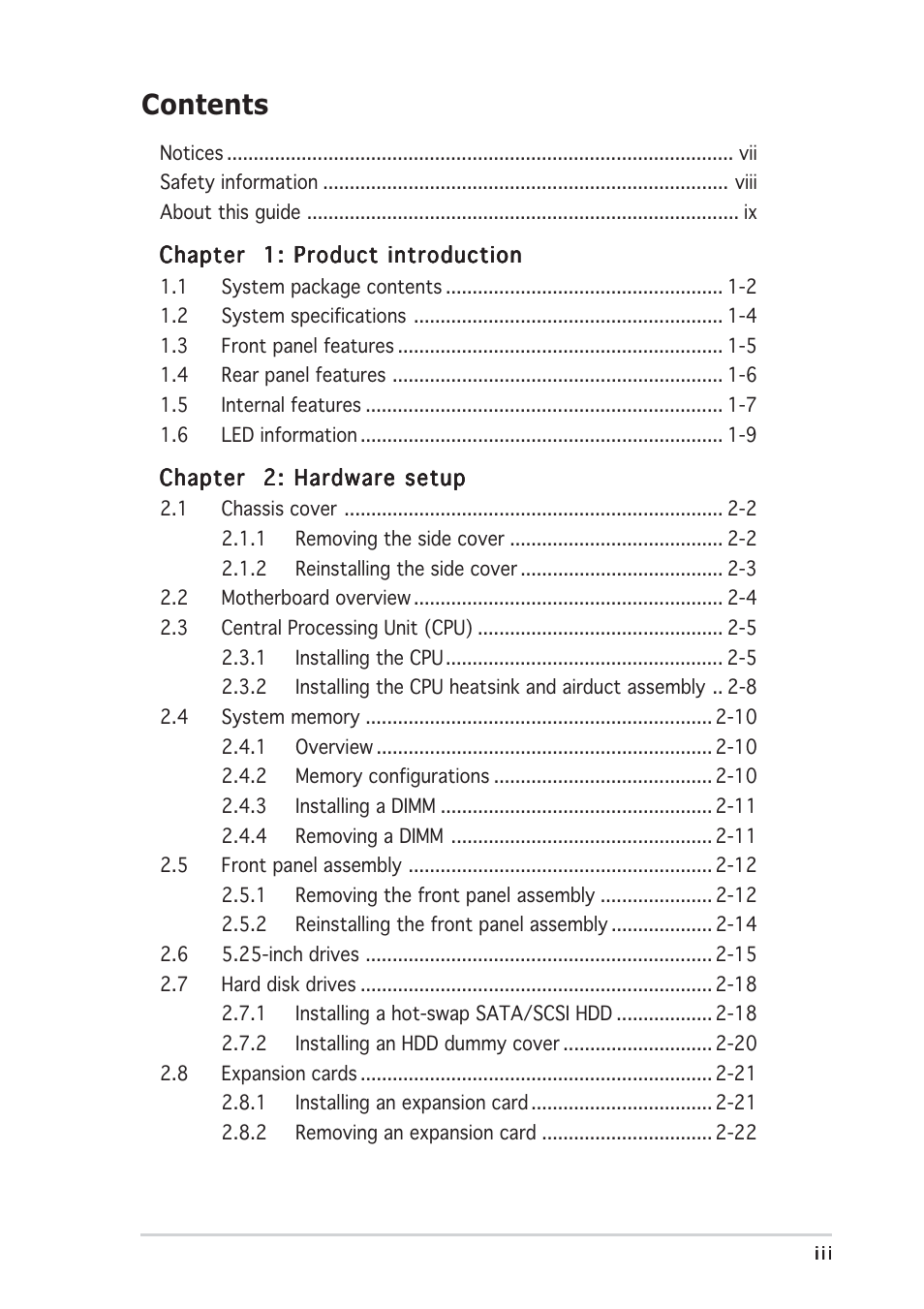 Asus TS300-E3 User Manual | Page 3 / 200