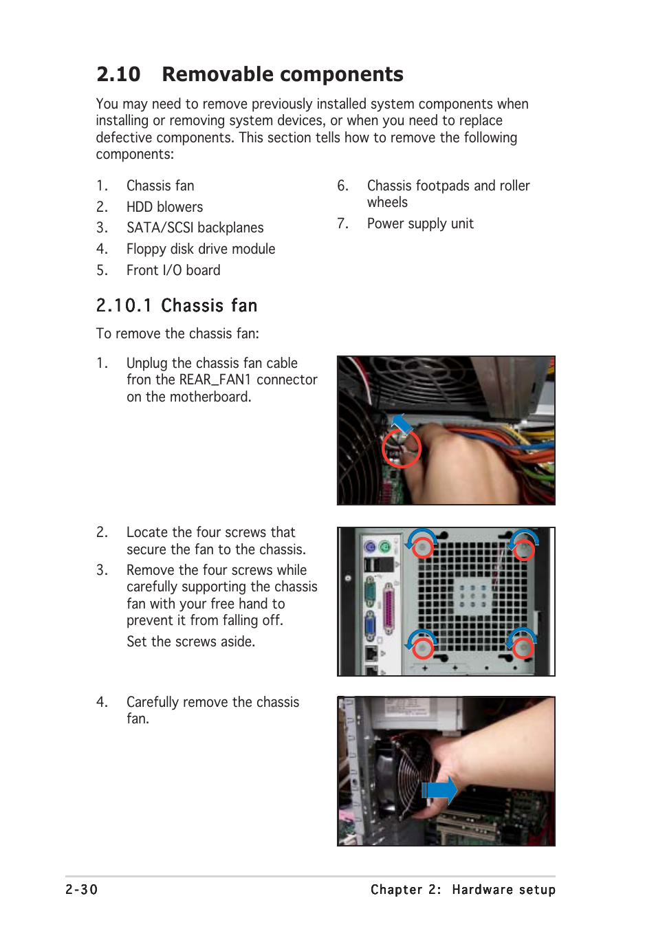 10 removable components | Asus TS300-E3 User Manual | Page 50 / 200