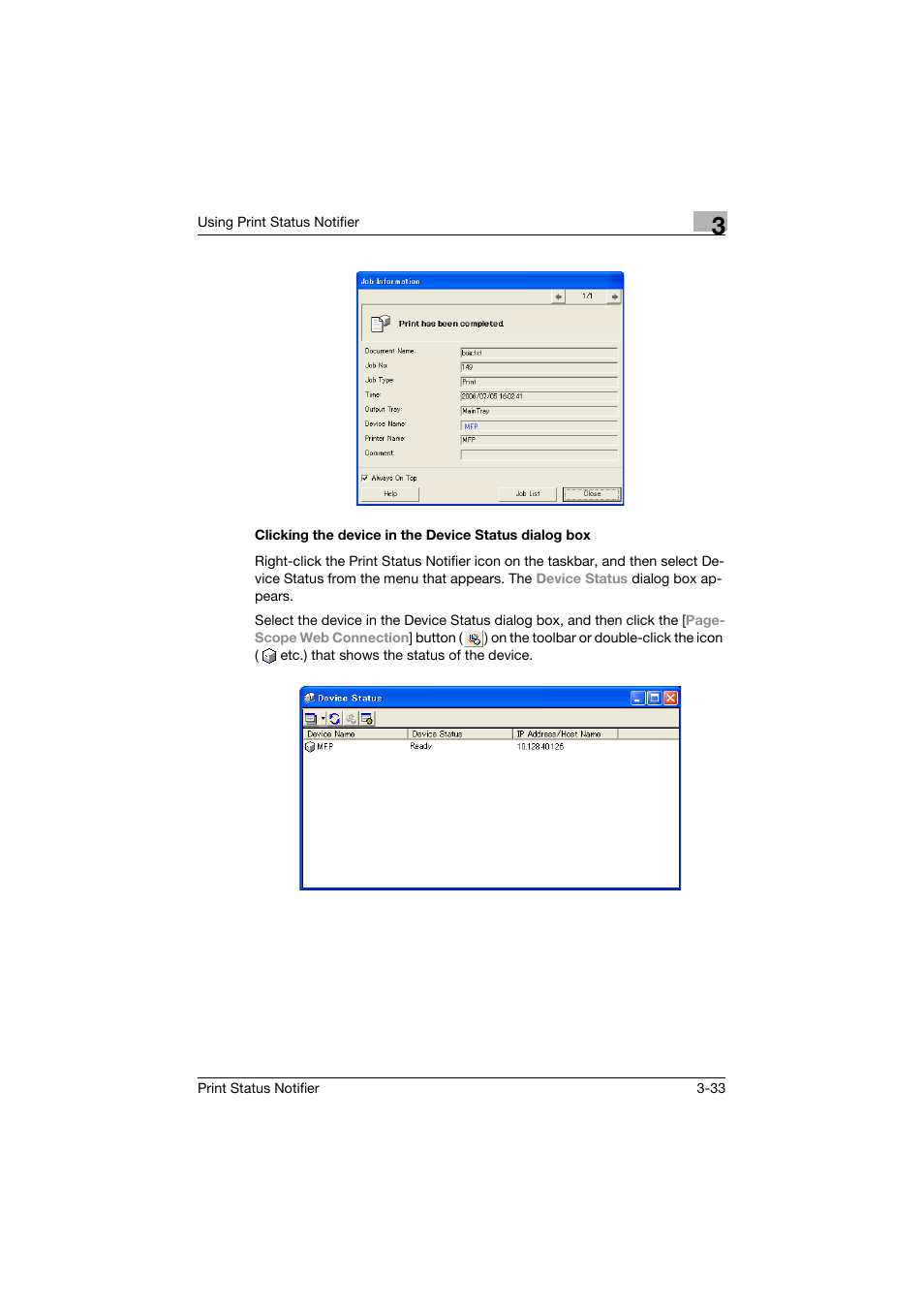 Konica Minolta Print Status Notifier User Manual | Page 40 / 42