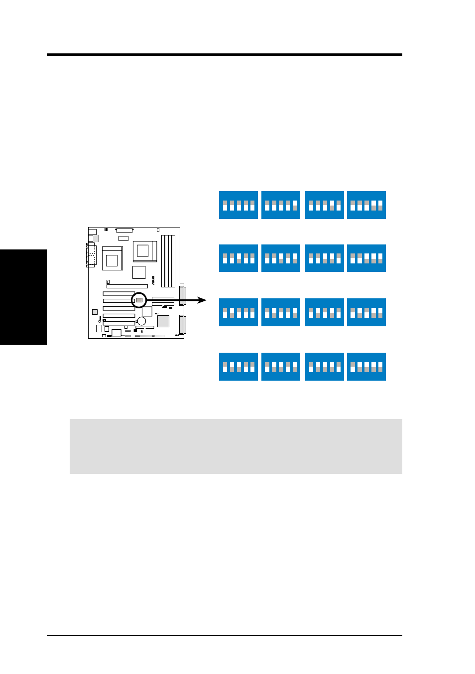 Hardware setup, Cuv266-dls cpu external frequency selection | Asus CUV266-DLS User Manual | Page 18 / 92