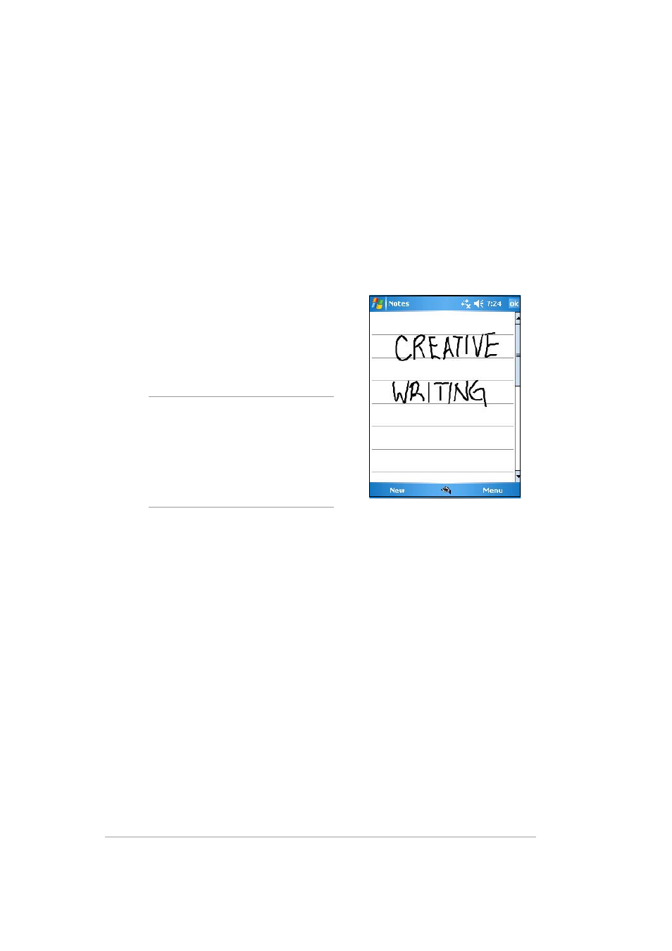 Writing on the screen | Asus MYPAL A636 User Manual | Page 26 / 142