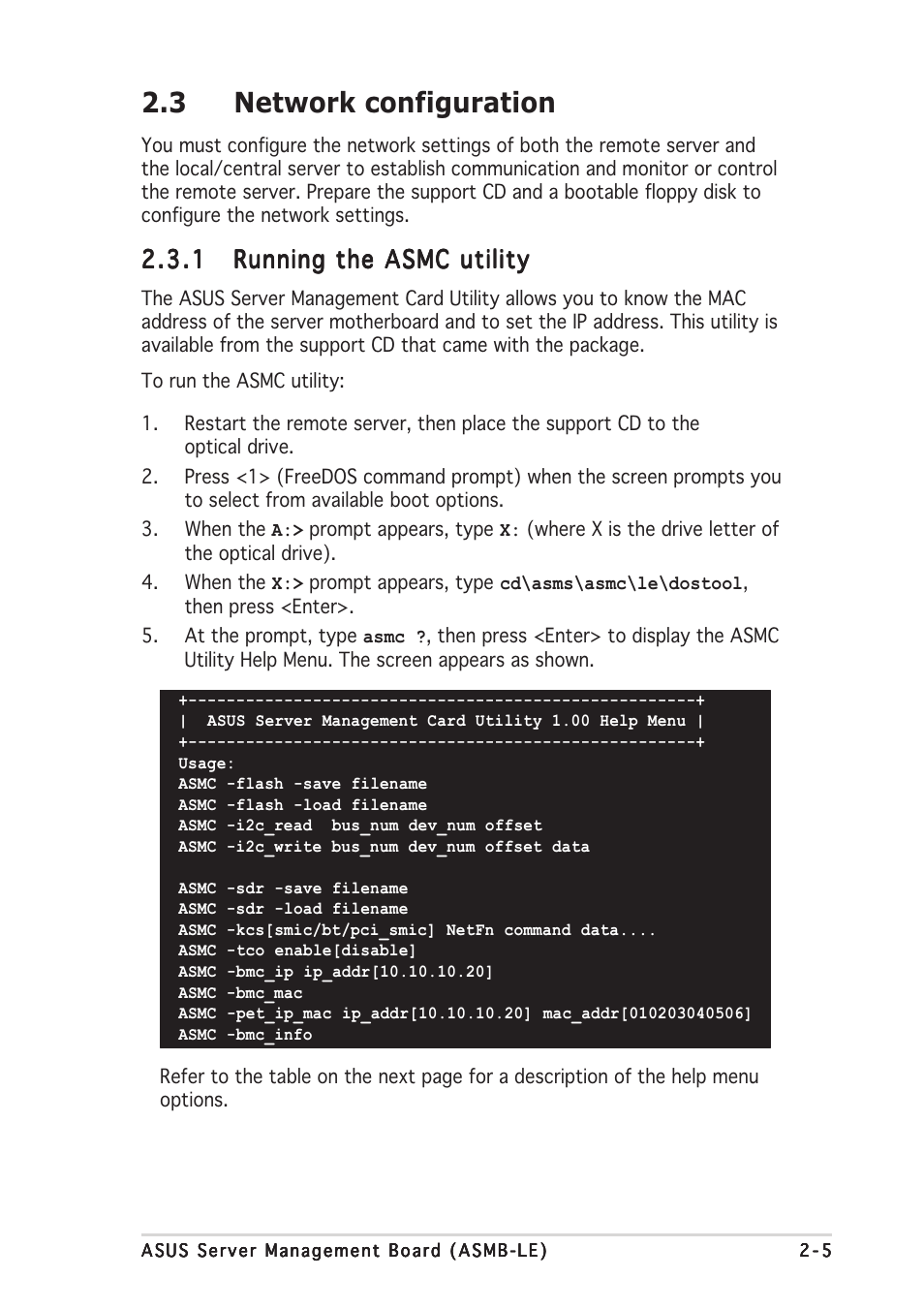 3 network configuration | Asus ASMB-LE User Manual | Page 19 / 52