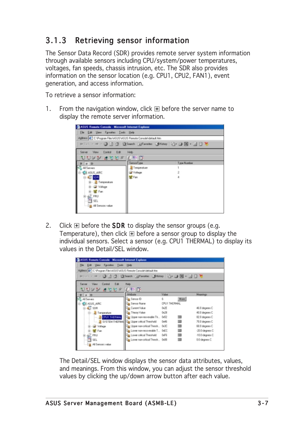Asus ASMB-LE User Manual | Page 31 / 52