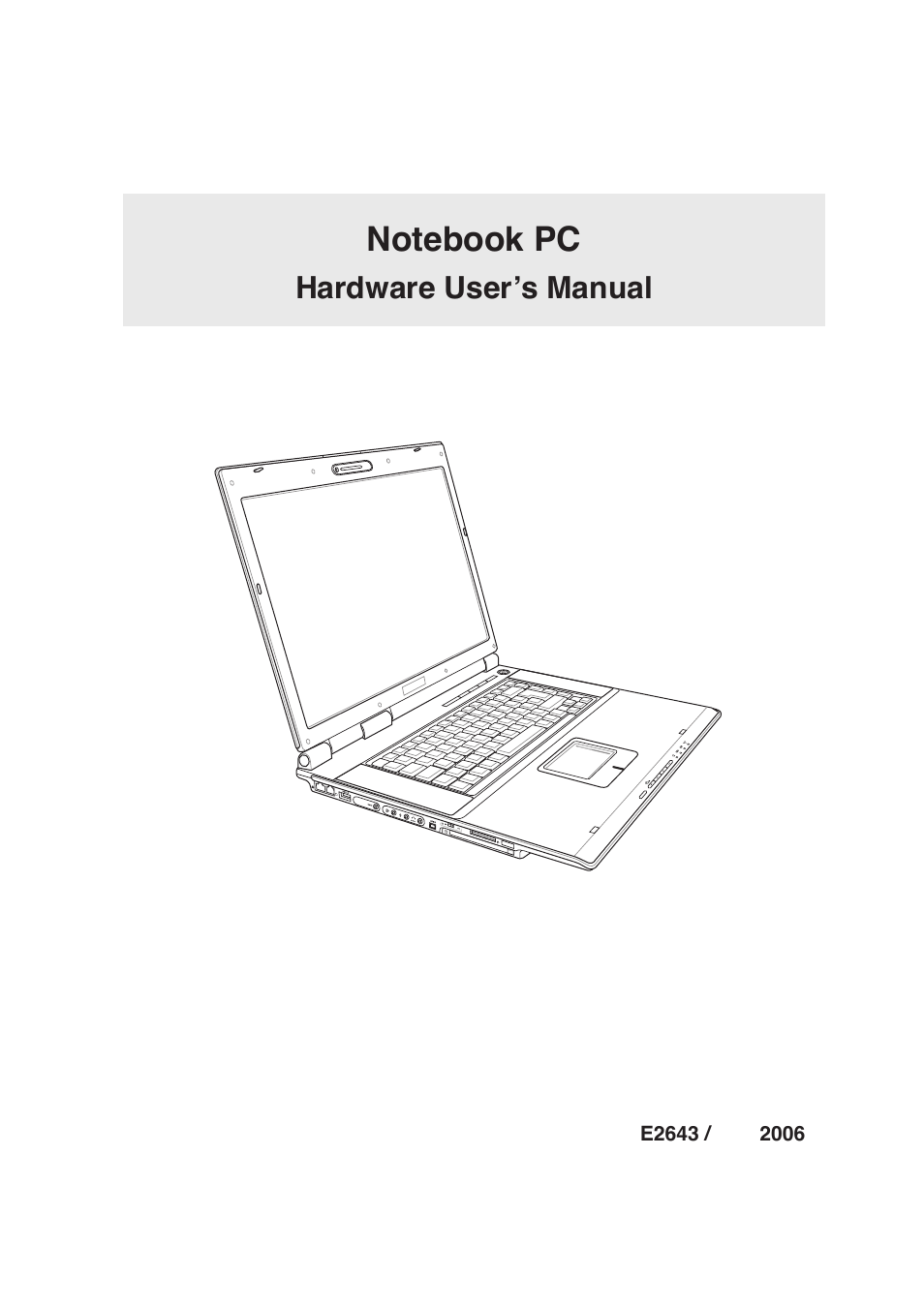 Asus E2643 User Manual | 74 pages