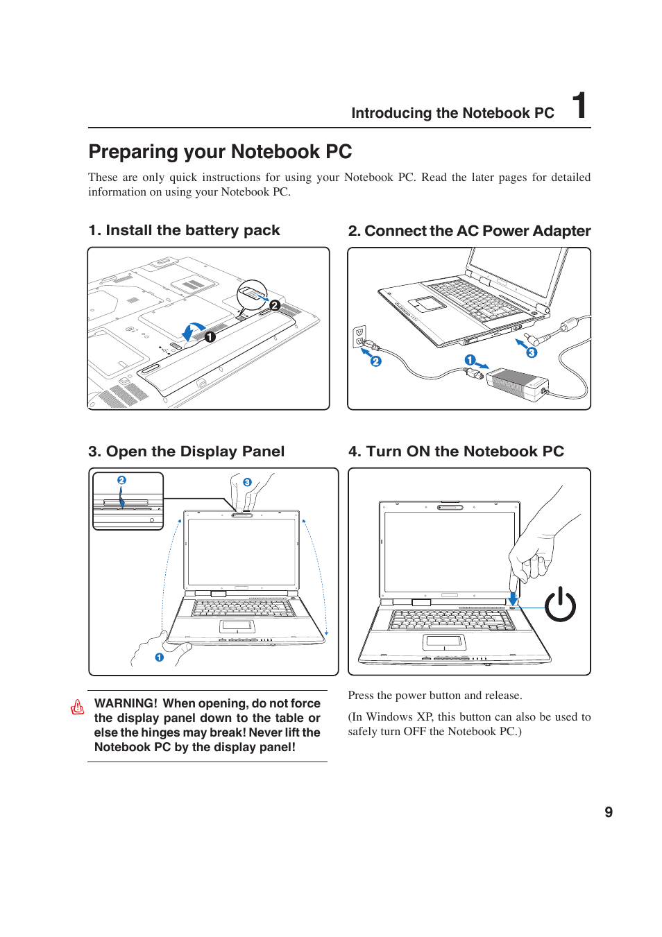 Asus E2643 User Manual | Page 9 / 74