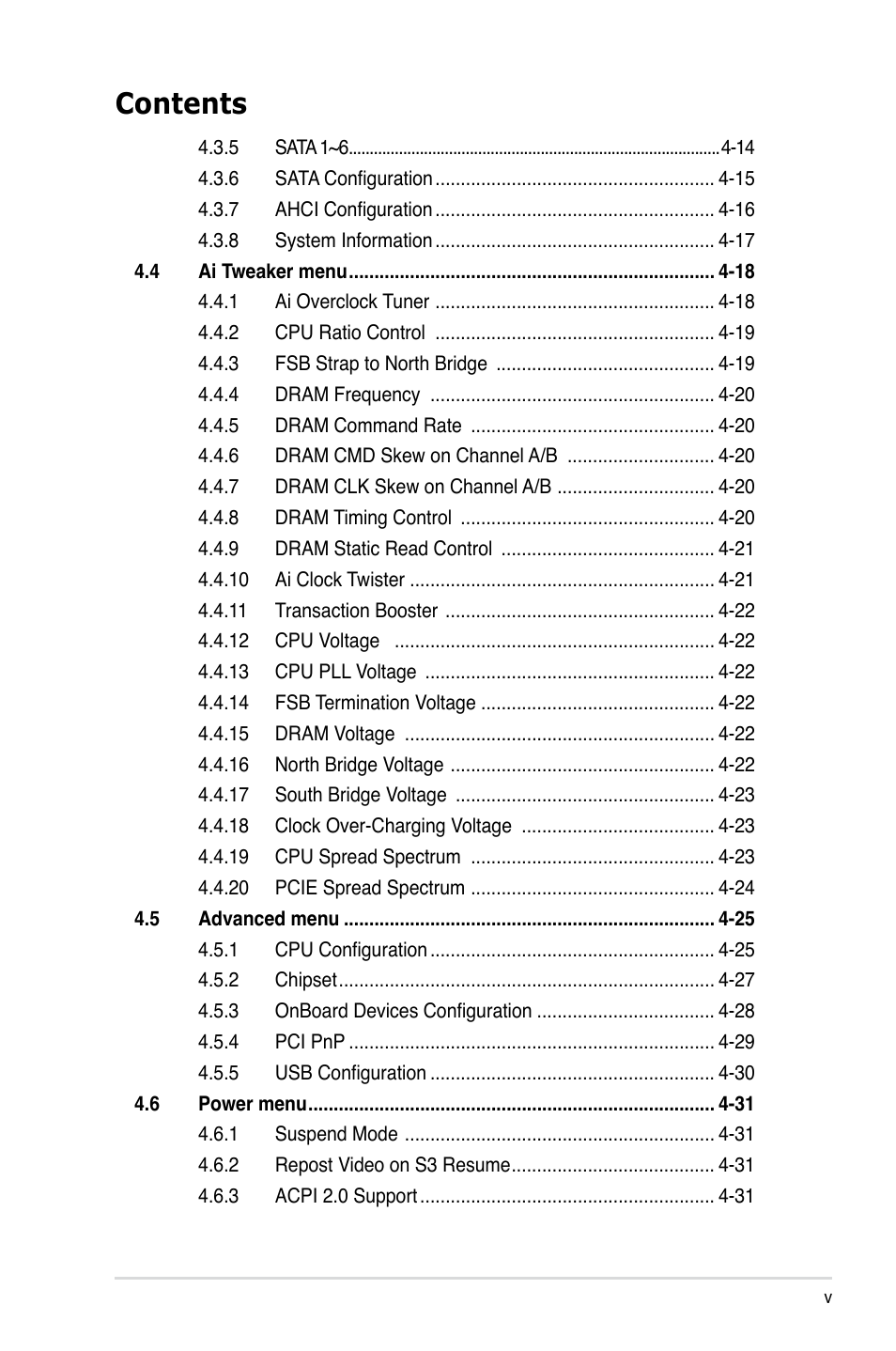 Asus TW300-E5/PI4 User Manual | Page 5 / 174