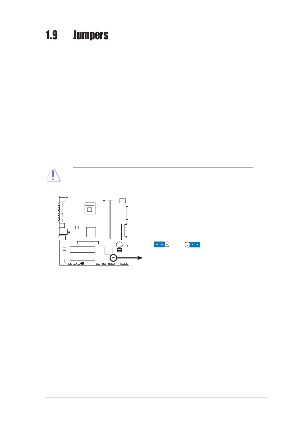 9 jumpers | Asus P4S800-MX SE User Manual | Page 25 / 84