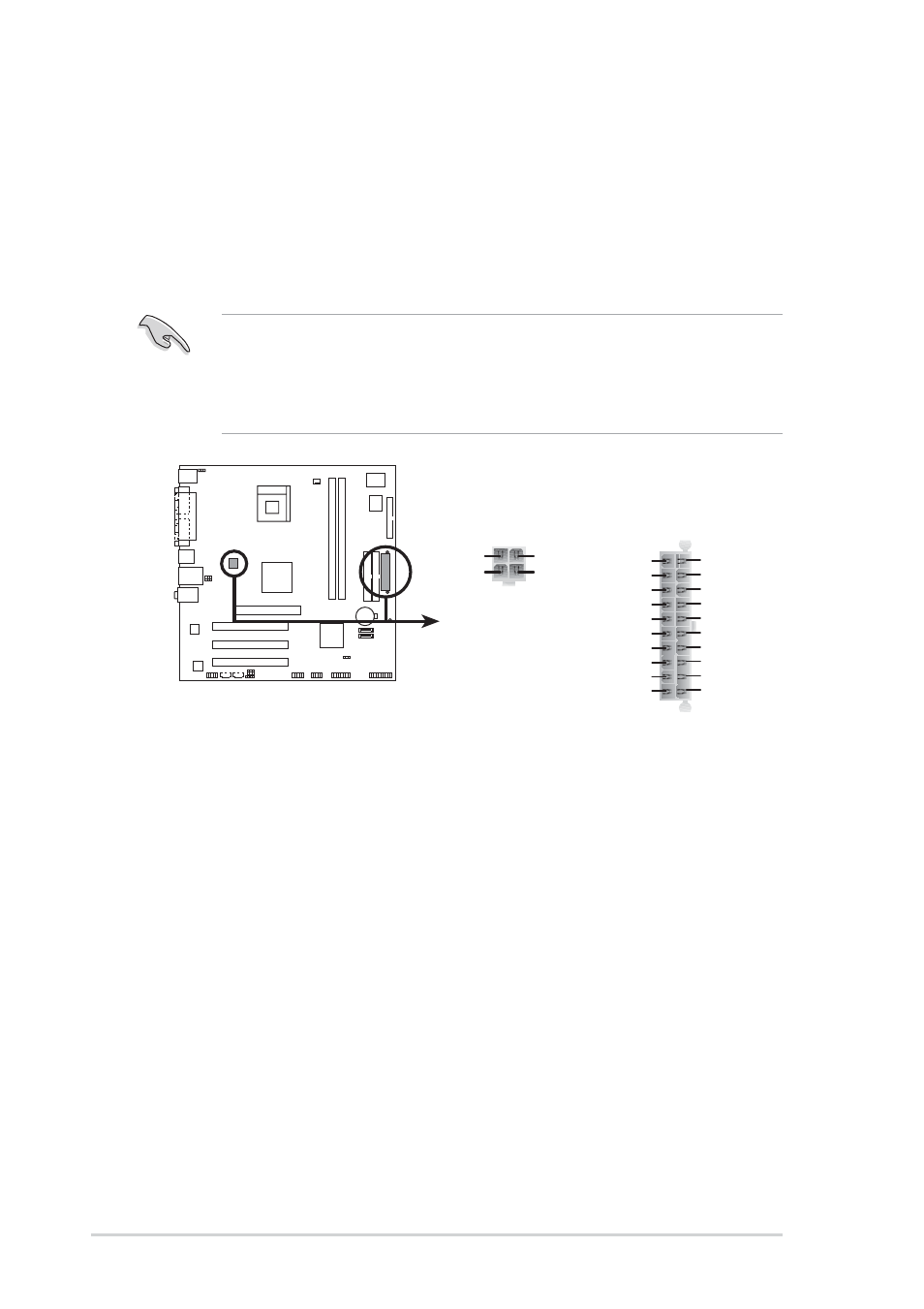 20 chapter 1: product introduction, P4s800-mx se atx power connectors atxpwr, Atx12v | Asus P4S800-MX SE User Manual | Page 30 / 84
