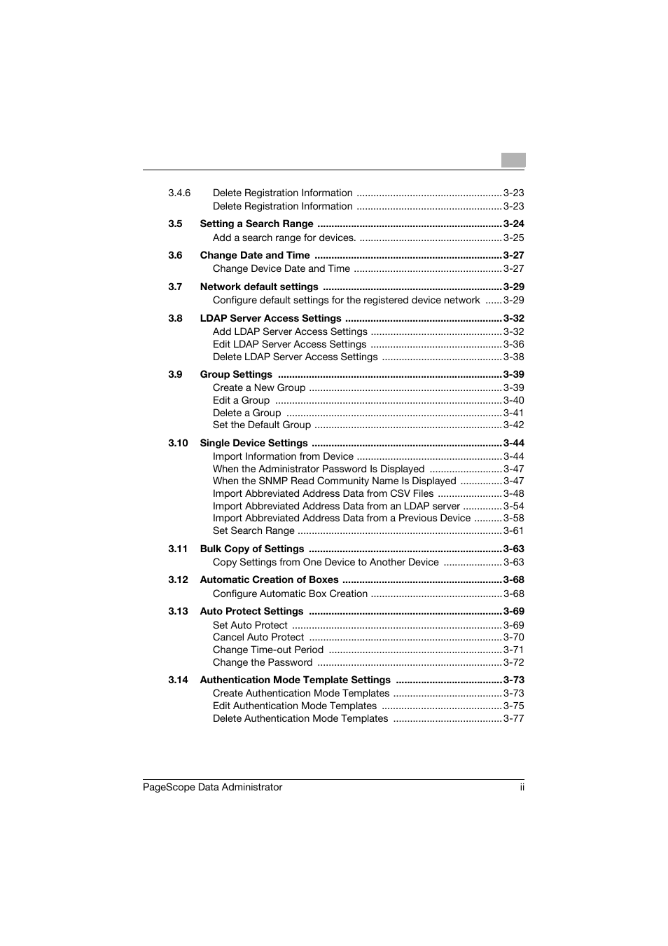 Konica Minolta BIZHUB C30P User Manual | Page 3 / 128