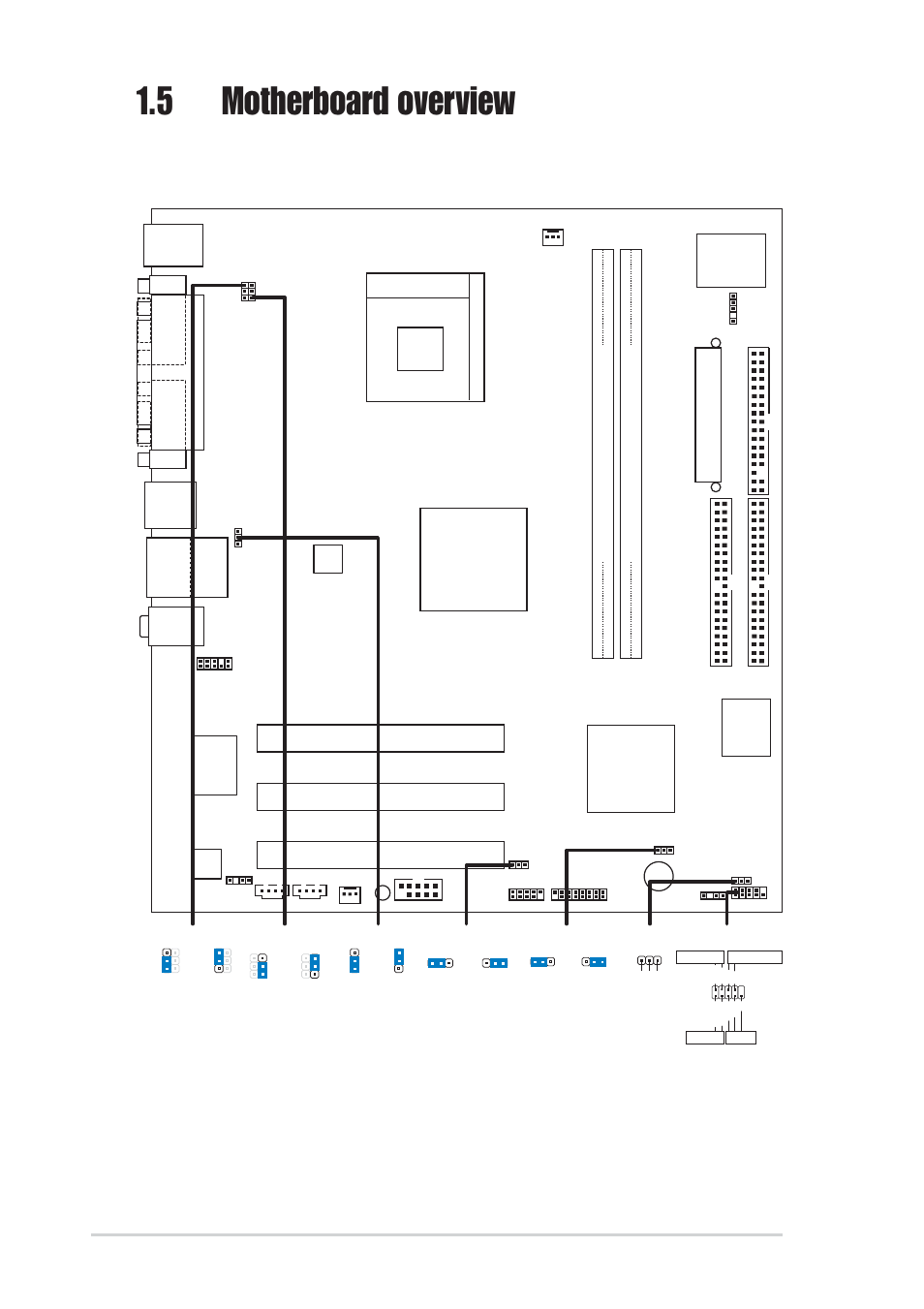 5 motherboard overview, 1 motherboard layout, 6 chapter 1: product introduction | Super i/o, Pci1, Pci2 pci3, Socket 478 | Asus P4BP-MX User Manual | Page 16 / 62