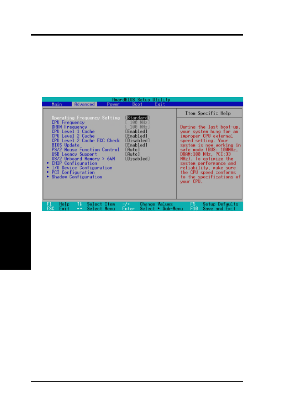 Bios setup | Asus JUMPERFREE A7V-M User Manual | Page 58 / 106