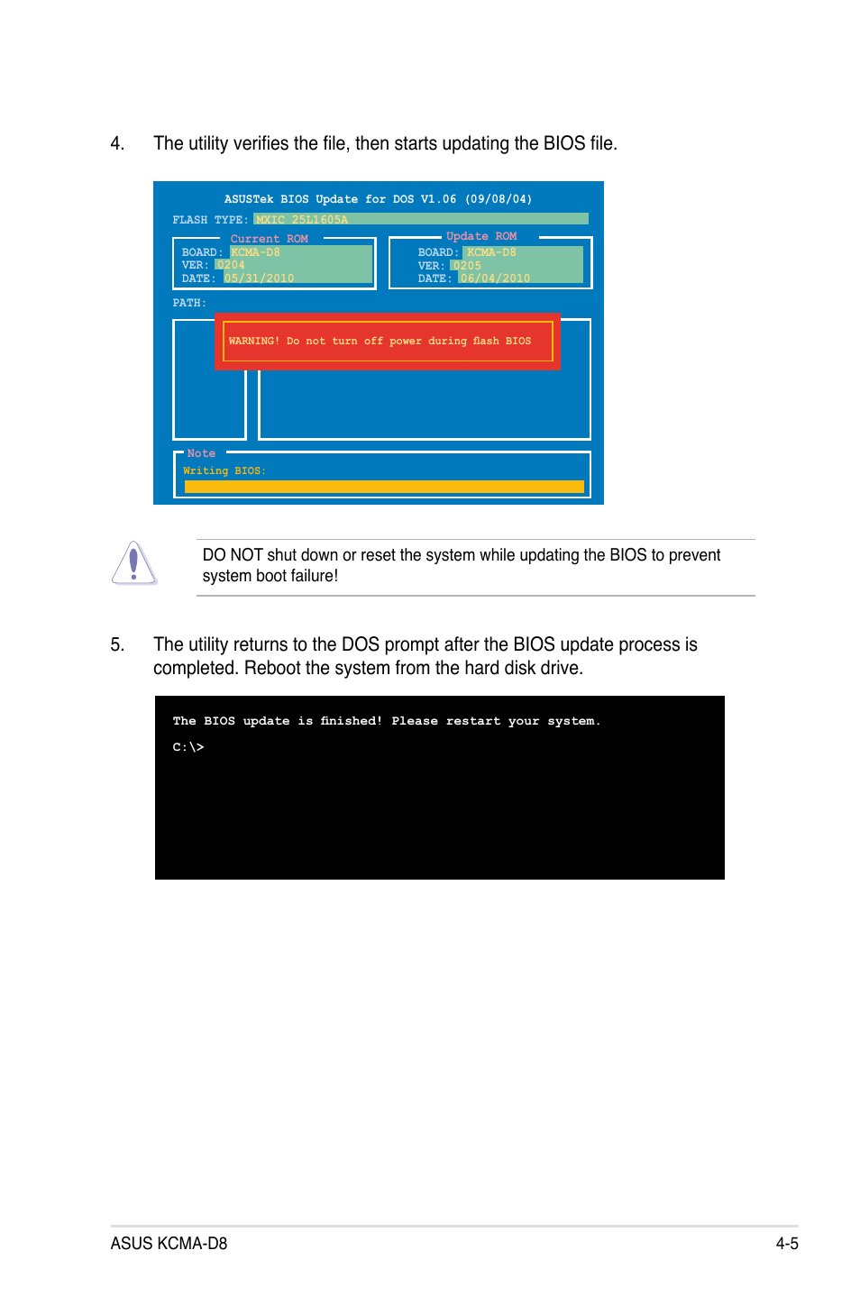 Asus kcma-d8 4-5 | Asus KCMA-D8 User Manual | Page 69 / 152