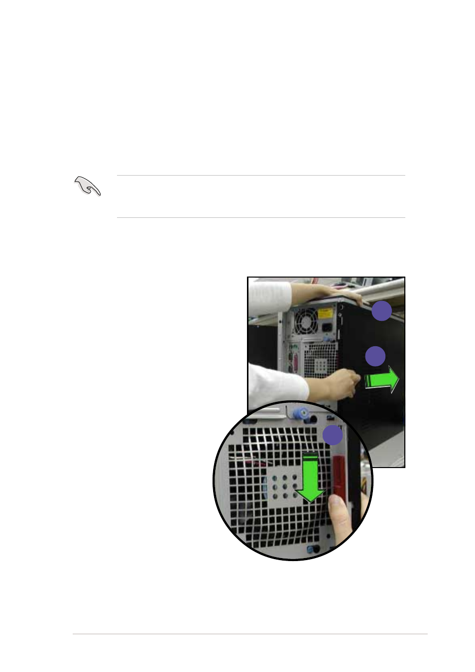 2 installing the side cover | Asus Xeon 5U Rackmount Server AP1720-E1 User Manual | Page 19 / 78