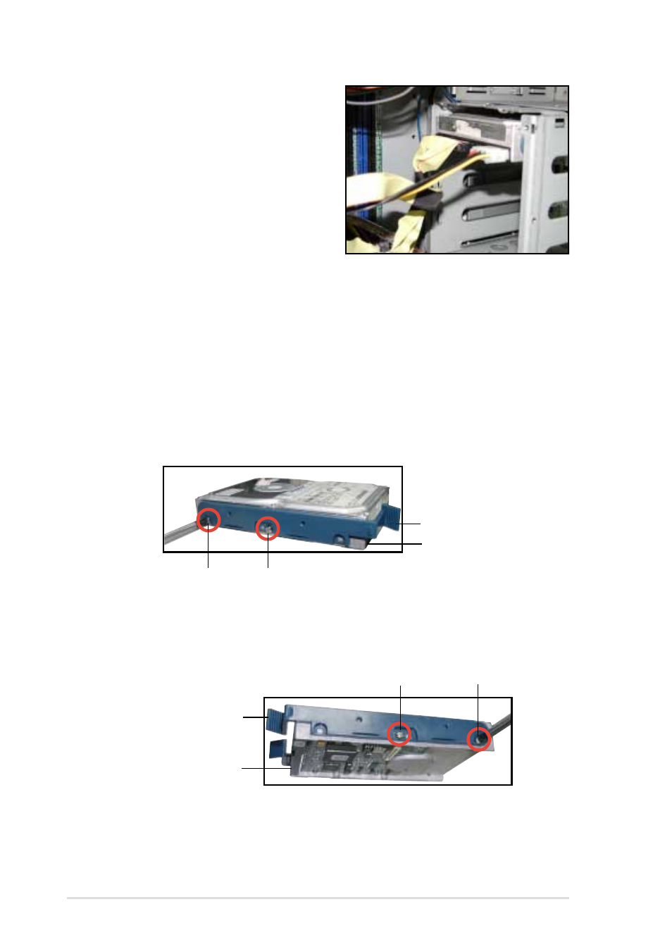 Installing into a bay on the second drive cage | Asus Xeon 5U Rackmount Server AP1720-E1 User Manual | Page 38 / 78