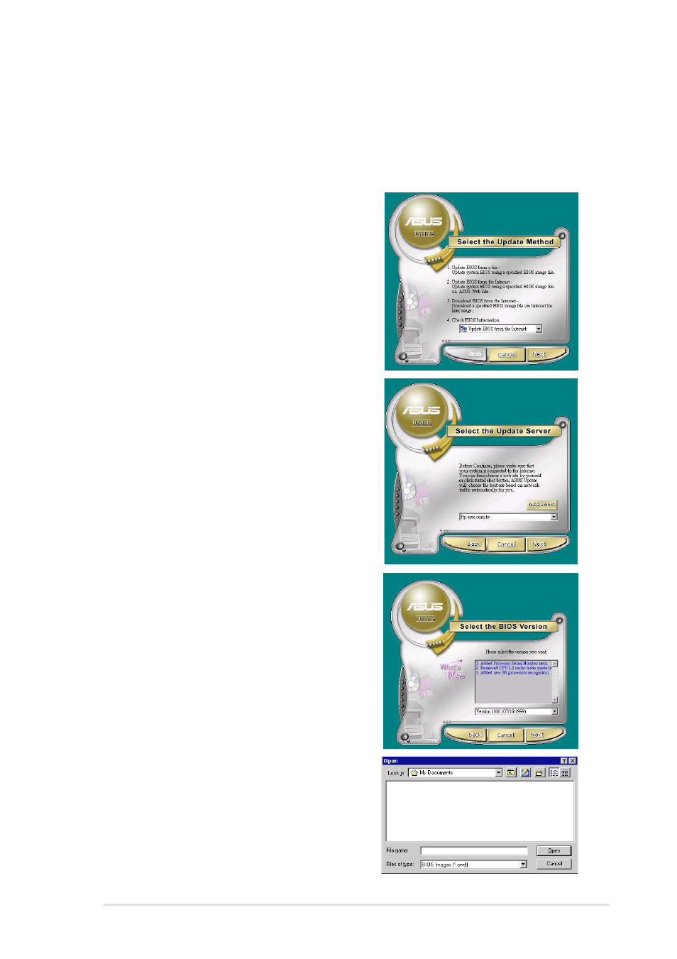 7 asus live update | Asus P4S8X User Manual | Page 117 / 144
