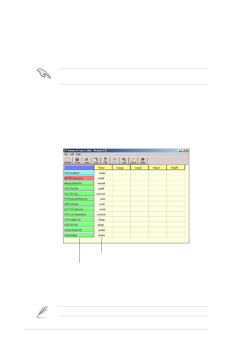10 winbond voice editor | Asus P4S8X User Manual | Page 122 / 144