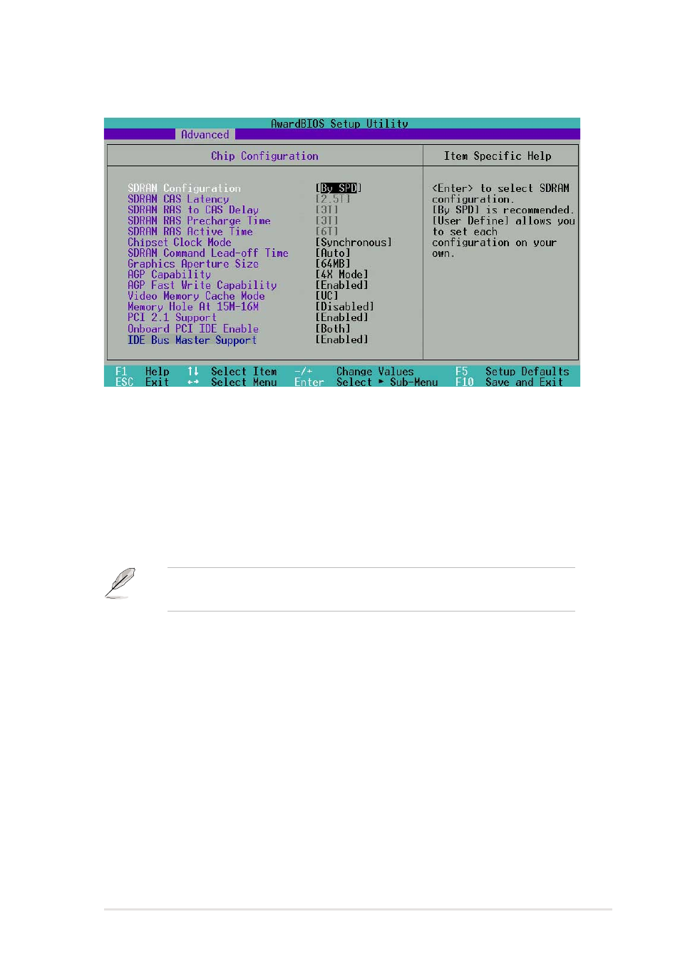 1 chip configuration | Asus P4S8X User Manual | Page 79 / 144