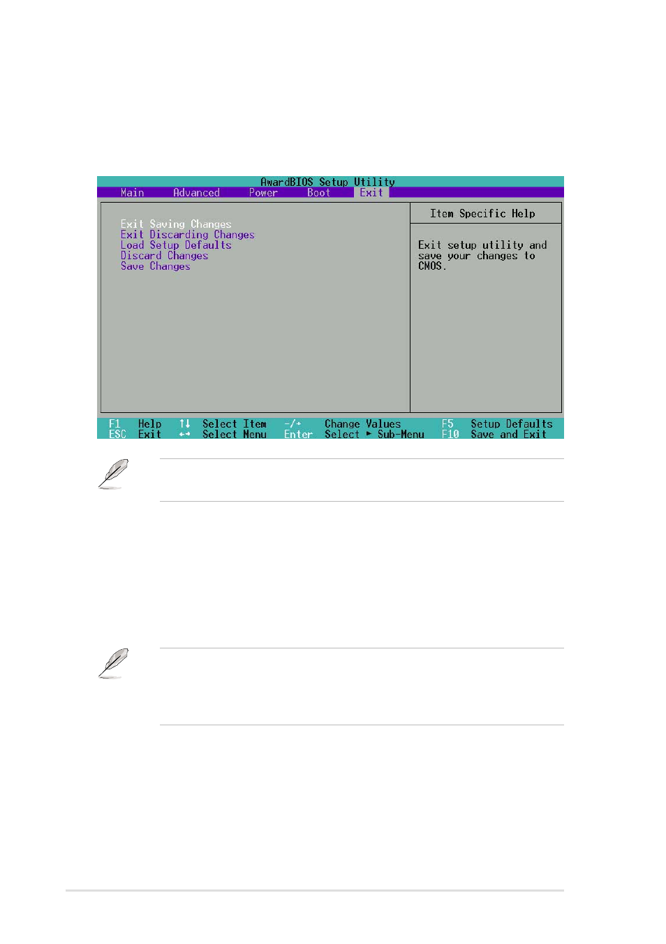7 exit menu | Asus P4S8X User Manual | Page 94 / 144