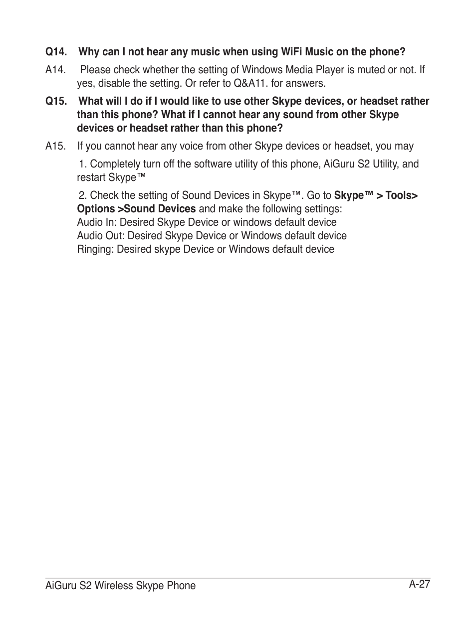 Asus AiGuru S2 User Manual | Page 103 / 106