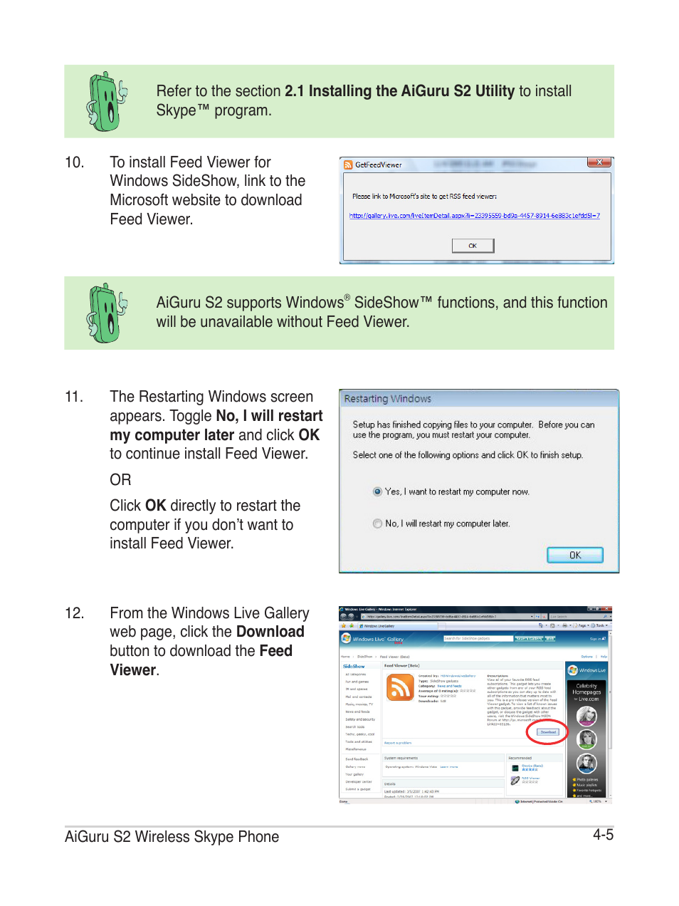 Asus AiGuru S2 User Manual | Page 67 / 106