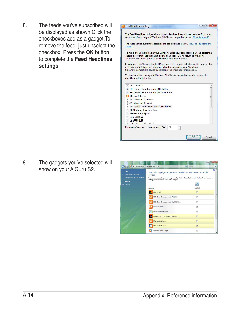 Asus AiGuru S2 User Manual | Page 90 / 106