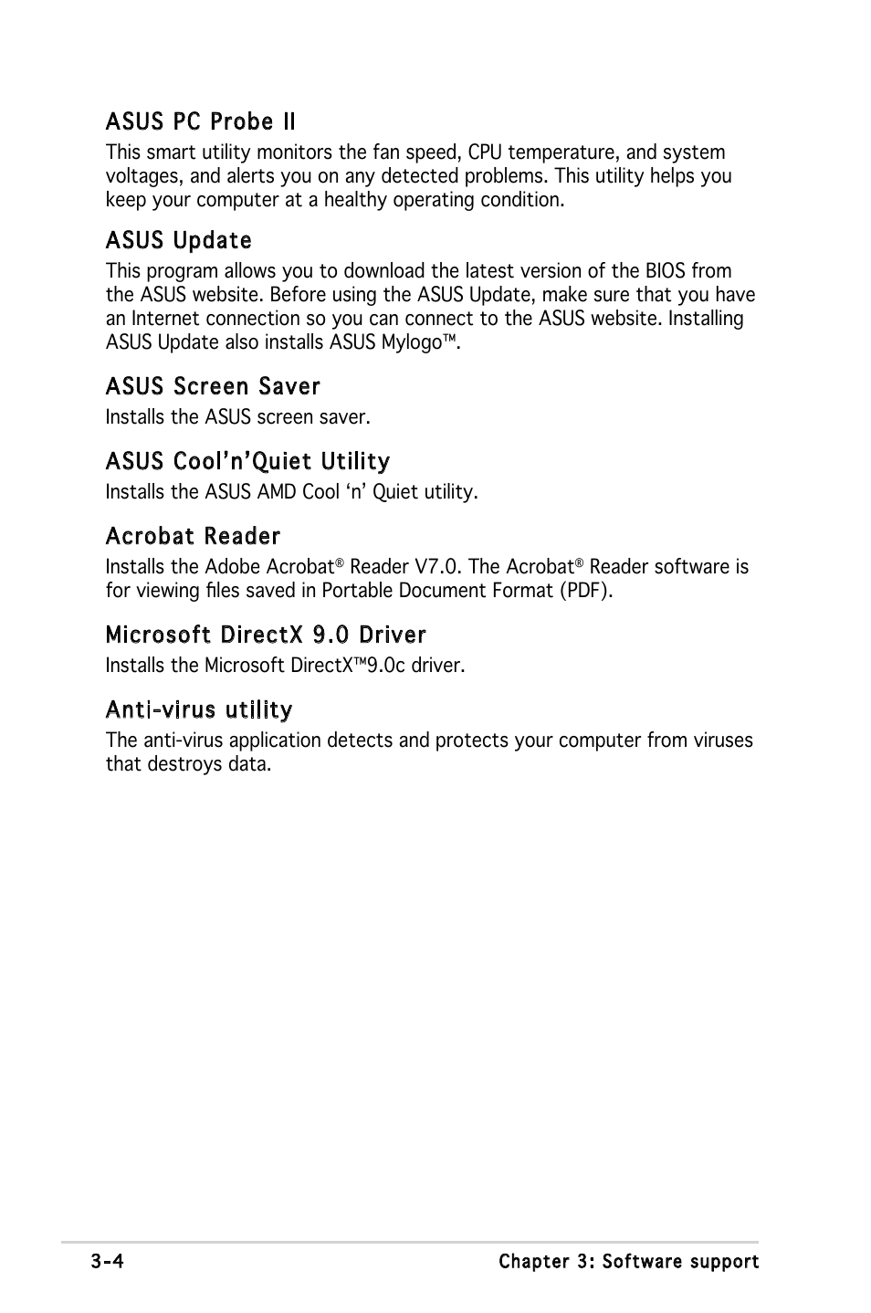 Asus Motherboard M2S-X User Manual | Page 84 / 86