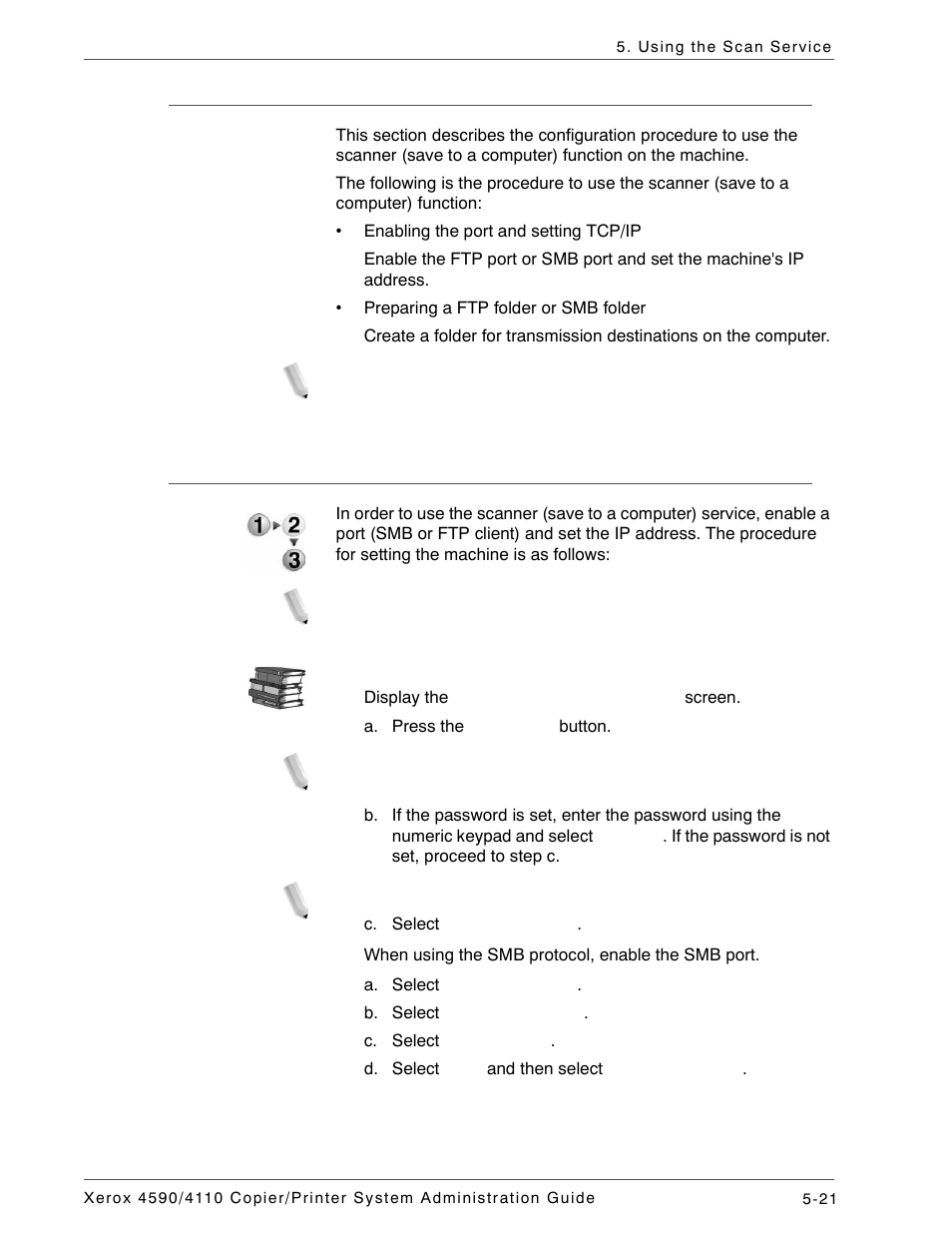 Overview, Enabling the ports and setting the ip addresses | Xerox 4590 User Manual | Page 113 / 402