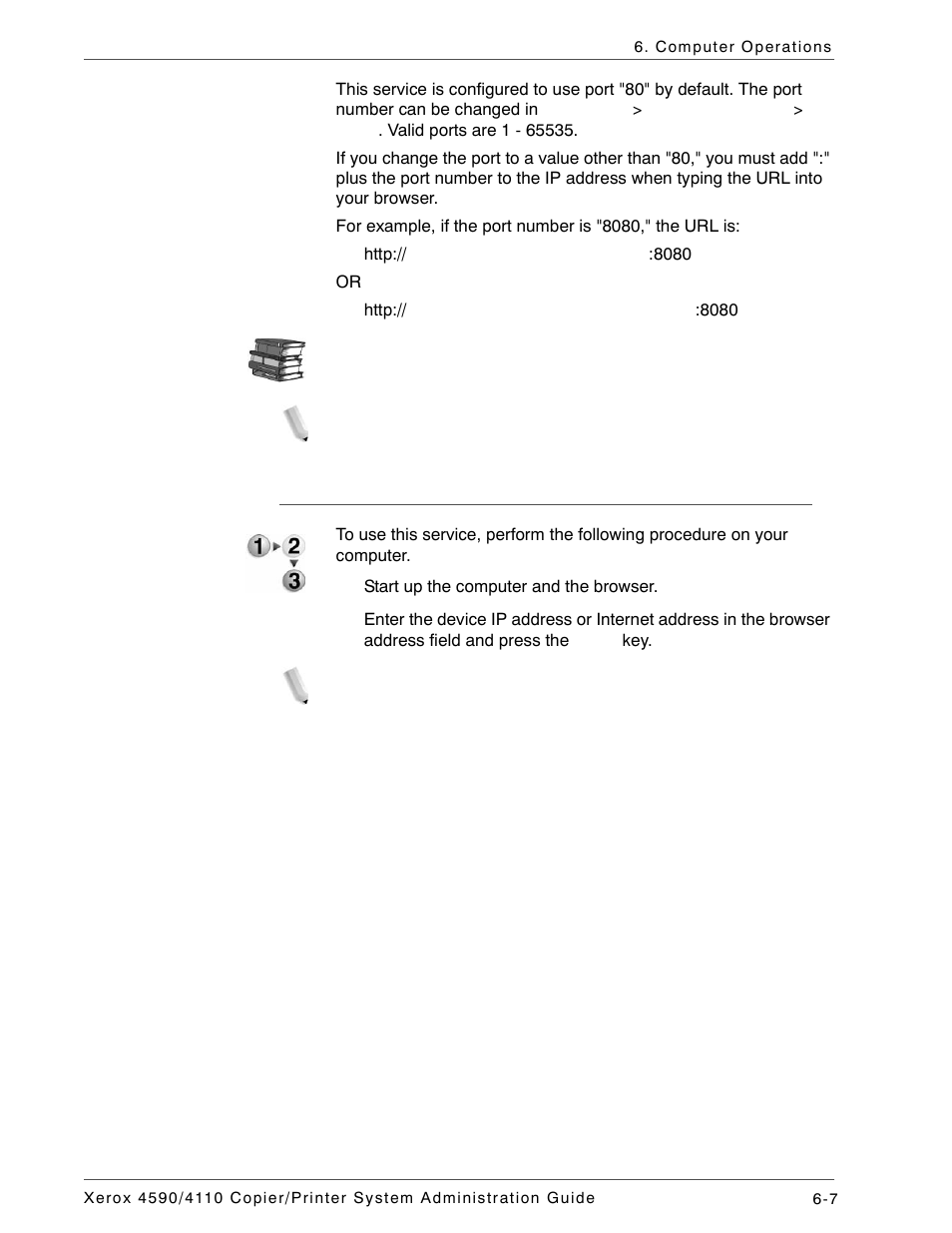 Starting centreware internet services | Xerox 4590 User Manual | Page 125 / 402