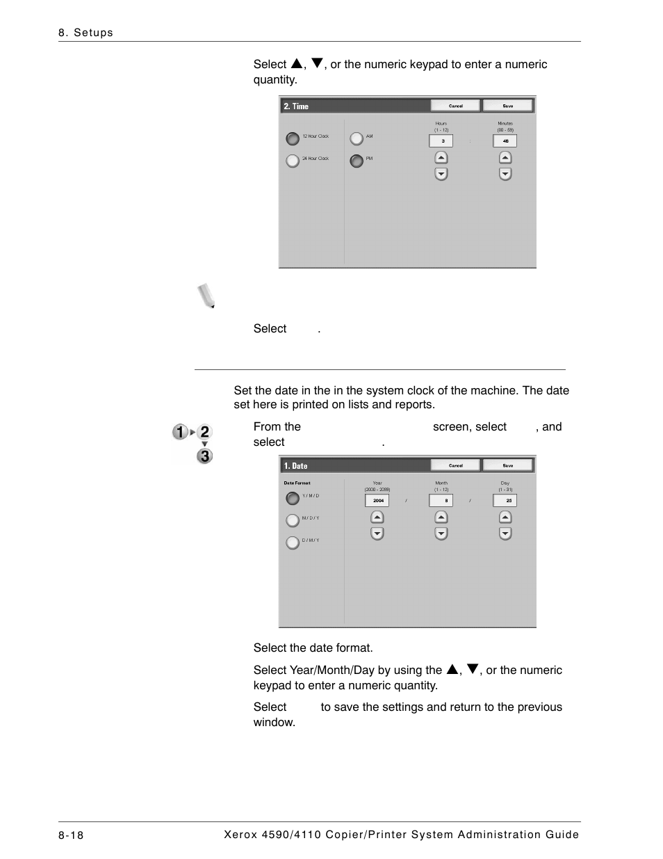 Date | Xerox 4590 User Manual | Page 176 / 402