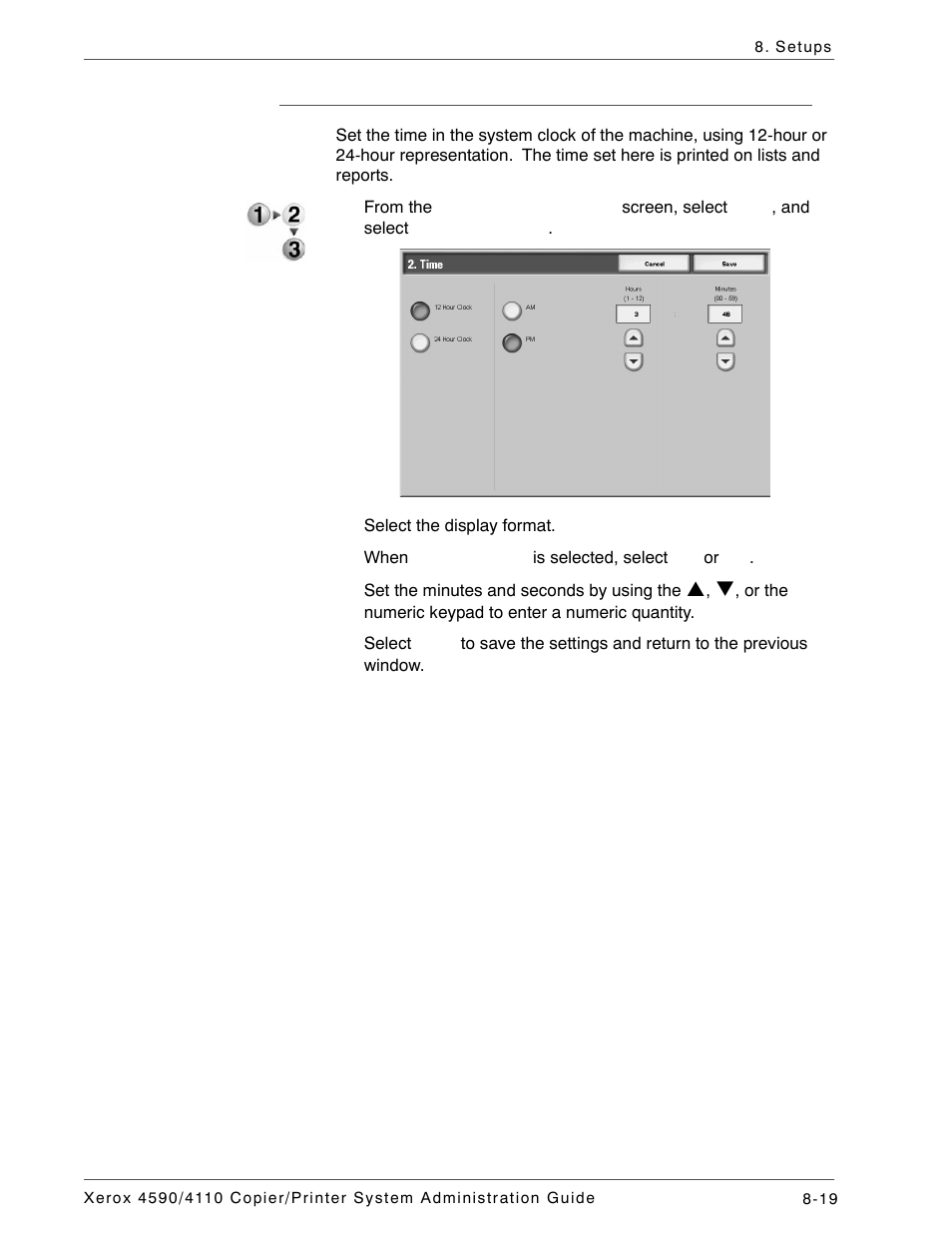 Time | Xerox 4590 User Manual | Page 177 / 402