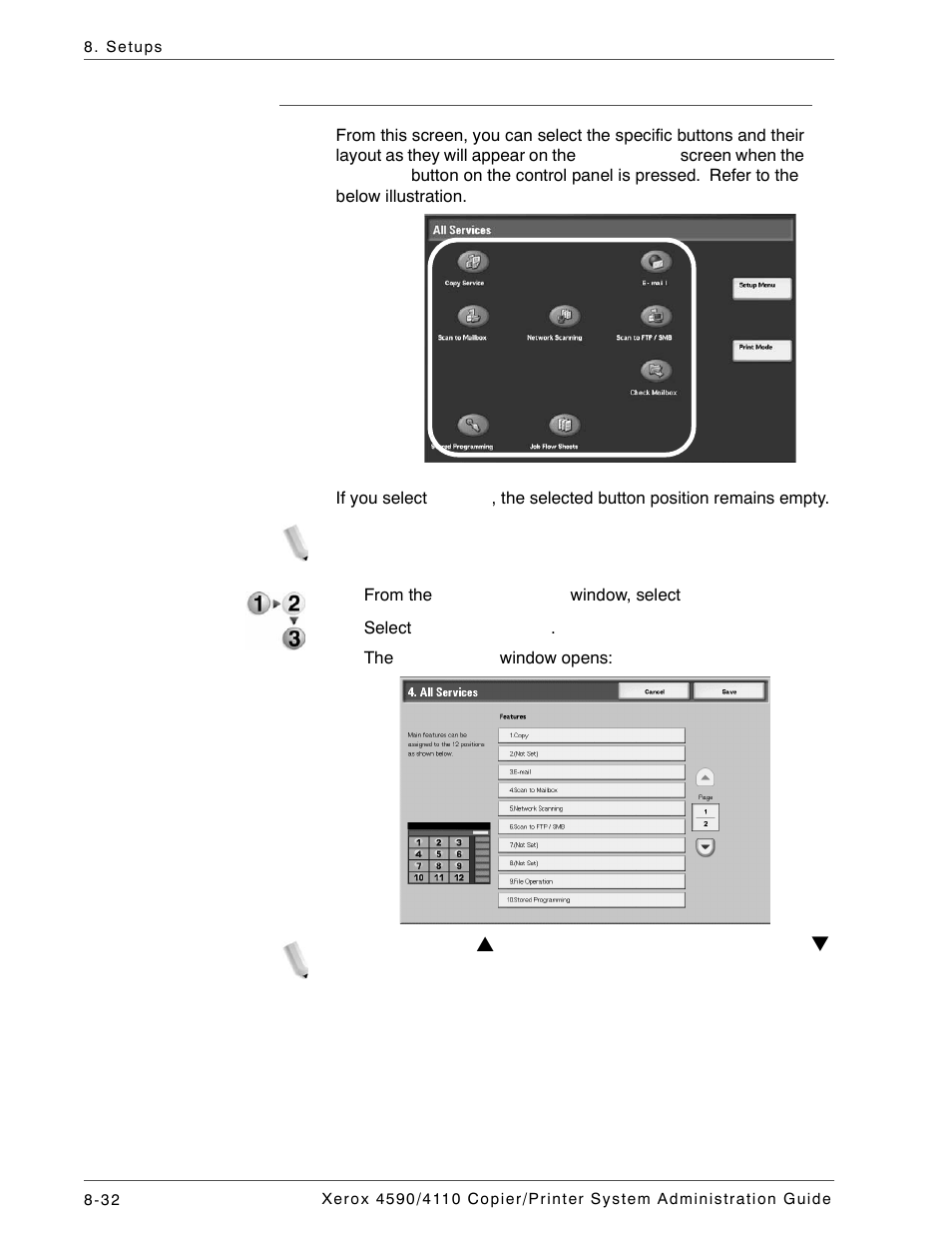 All services | Xerox 4590 User Manual | Page 190 / 402