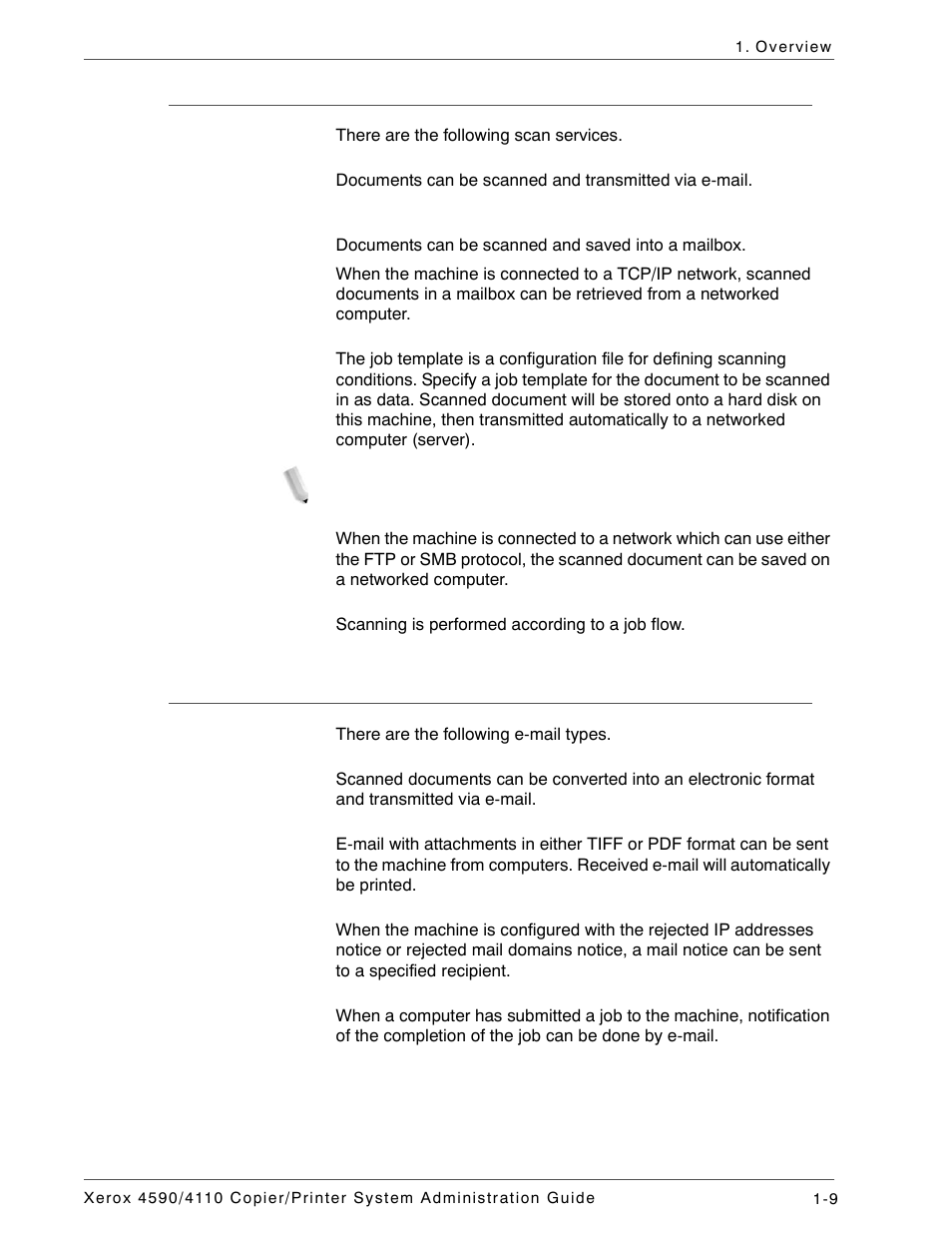 Scan, E-mail | Xerox 4590 User Manual | Page 21 / 402