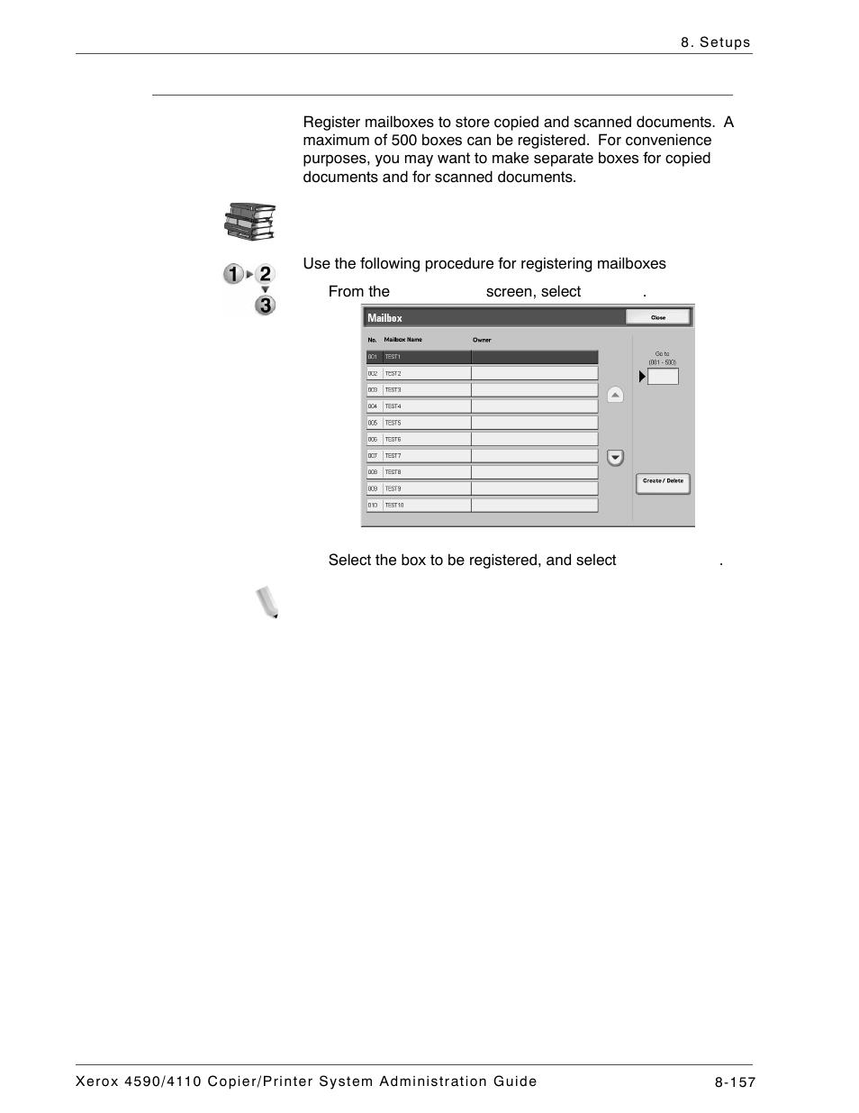 Mailbox | Xerox 4590 User Manual | Page 315 / 402